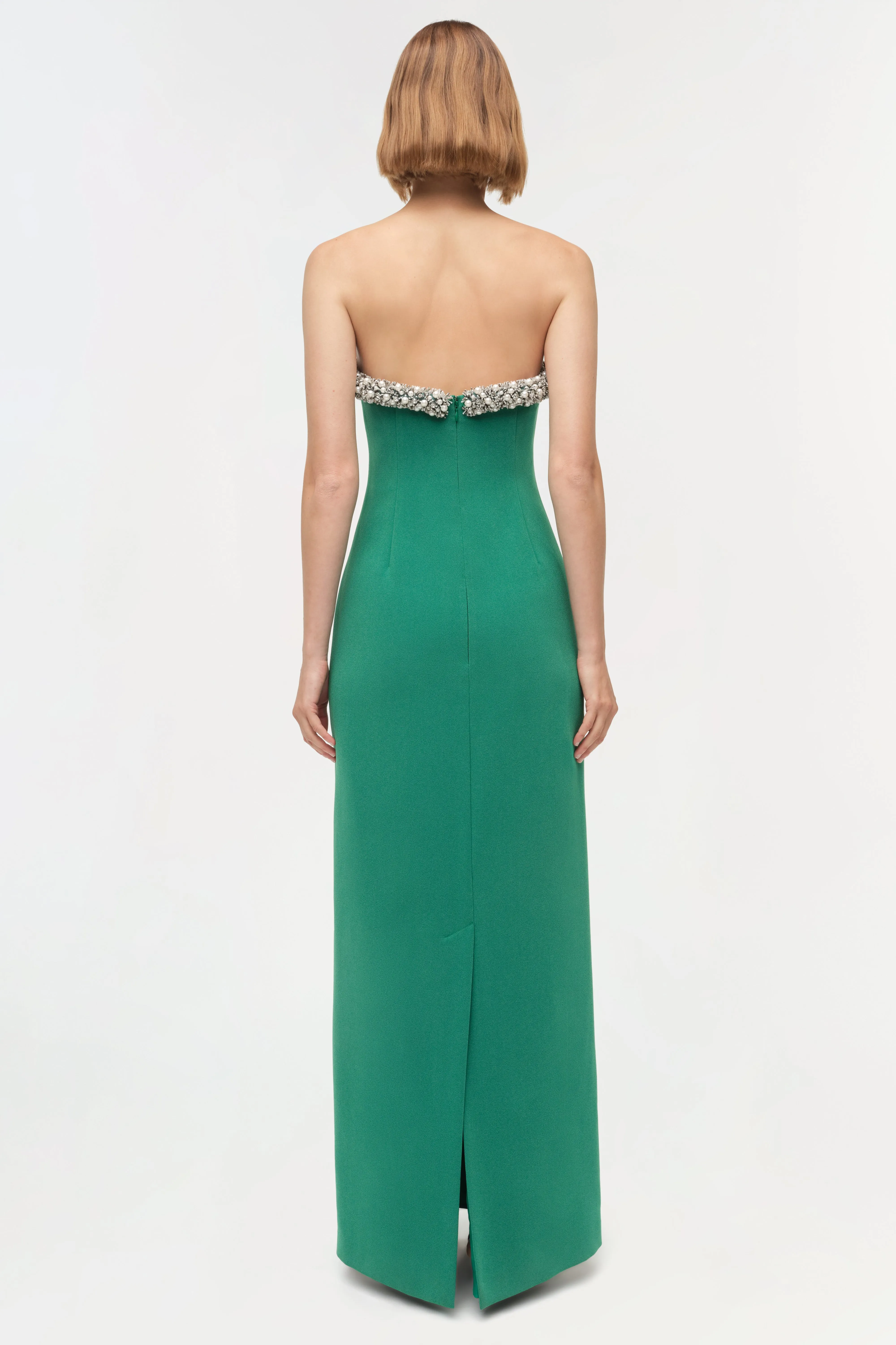 Riona Embellished Bustier Gown sold by Jonathan Simkhai product image thumbnail 5