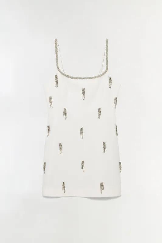 Amy Embellished Mini Dress made by Jonathan Simkhai