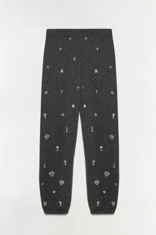 Kandace Embellished Cashmere Jogger sold by Jonathan Simkhai