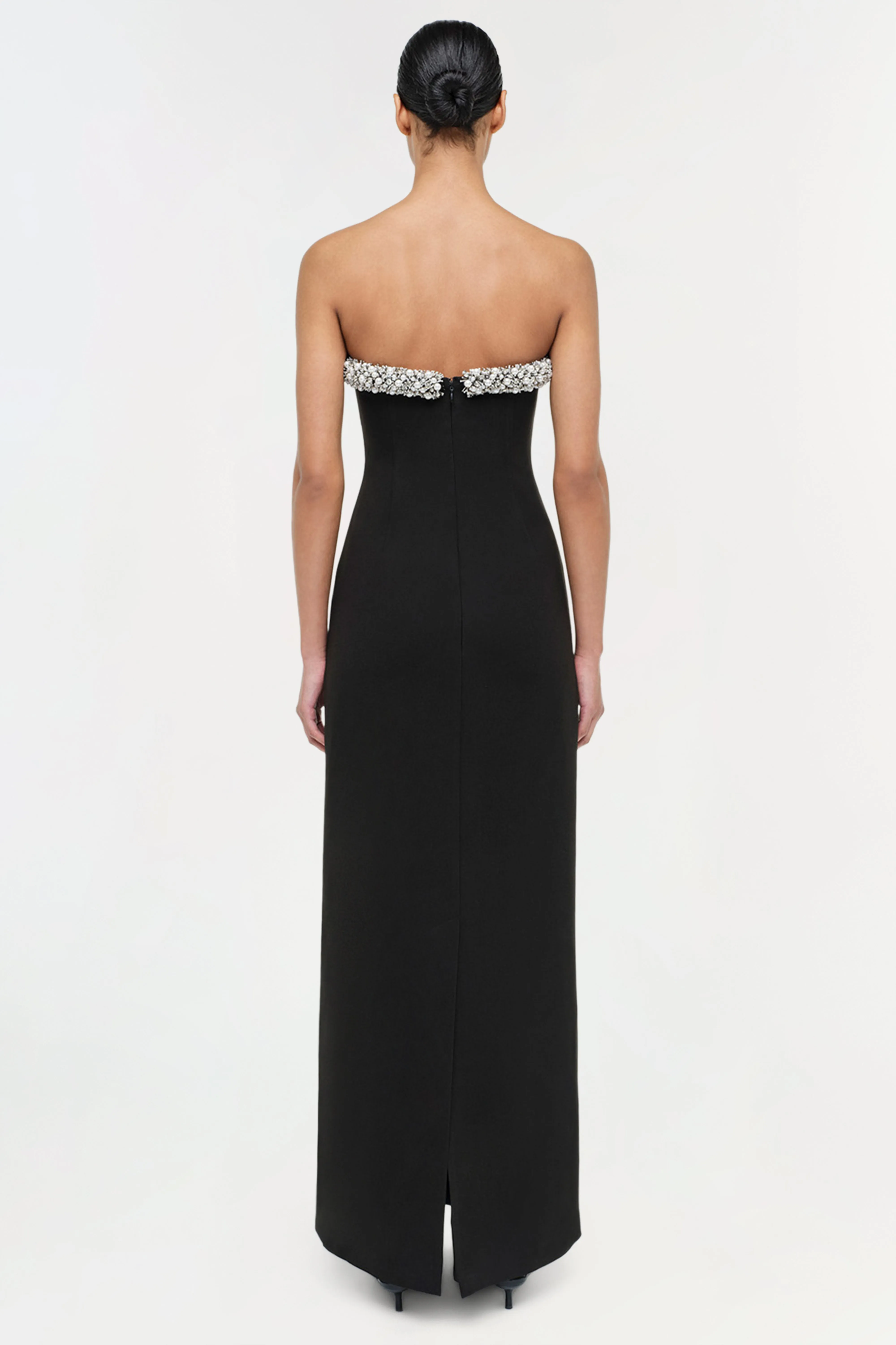 Riona Embellished Bustier Gown sold by Jonathan Simkhai product image thumbnail 5