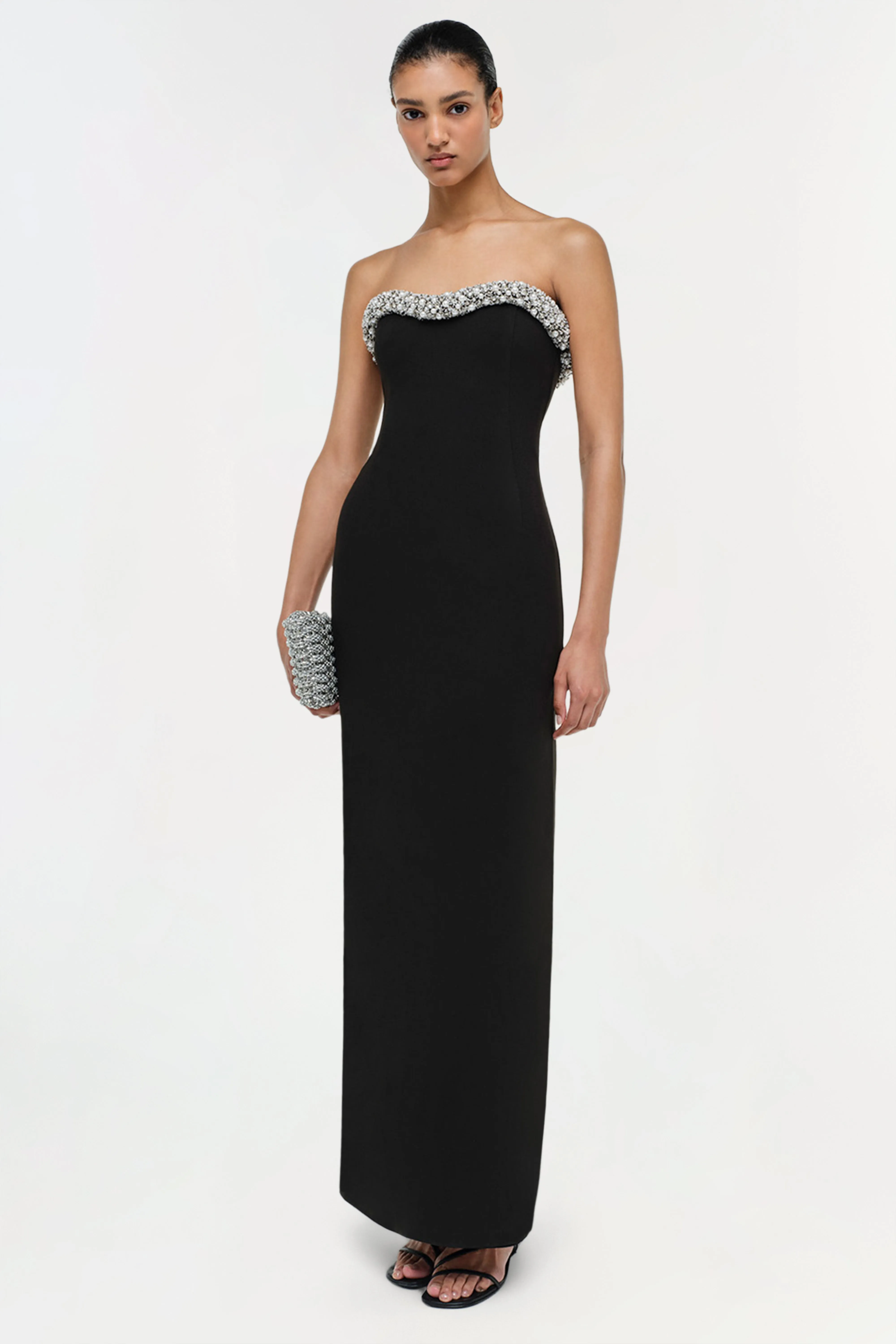 Riona Embellished Bustier Gown sold by Jonathan Simkhai product image thumbnail 3