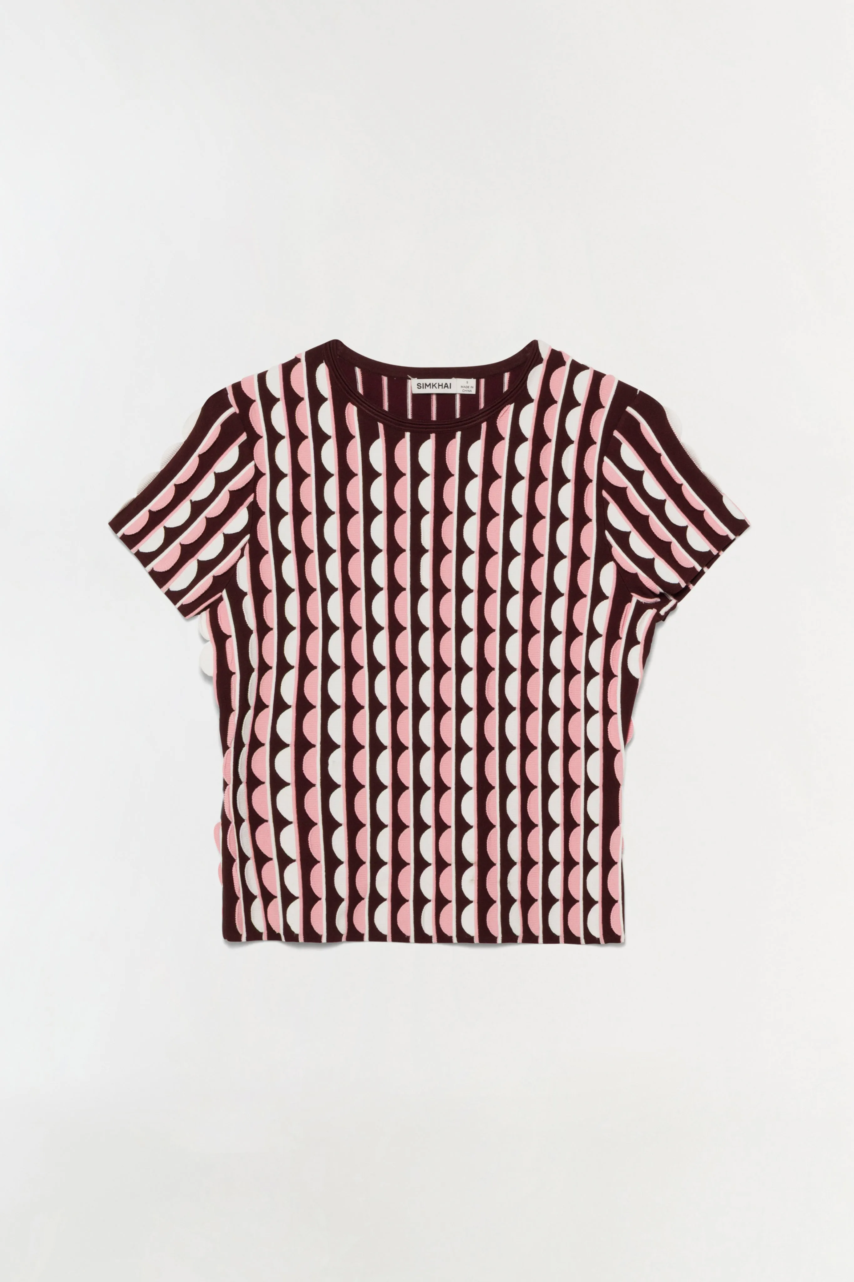 Kendra Scalloped Knit Top sold by Jonathan Simkhai