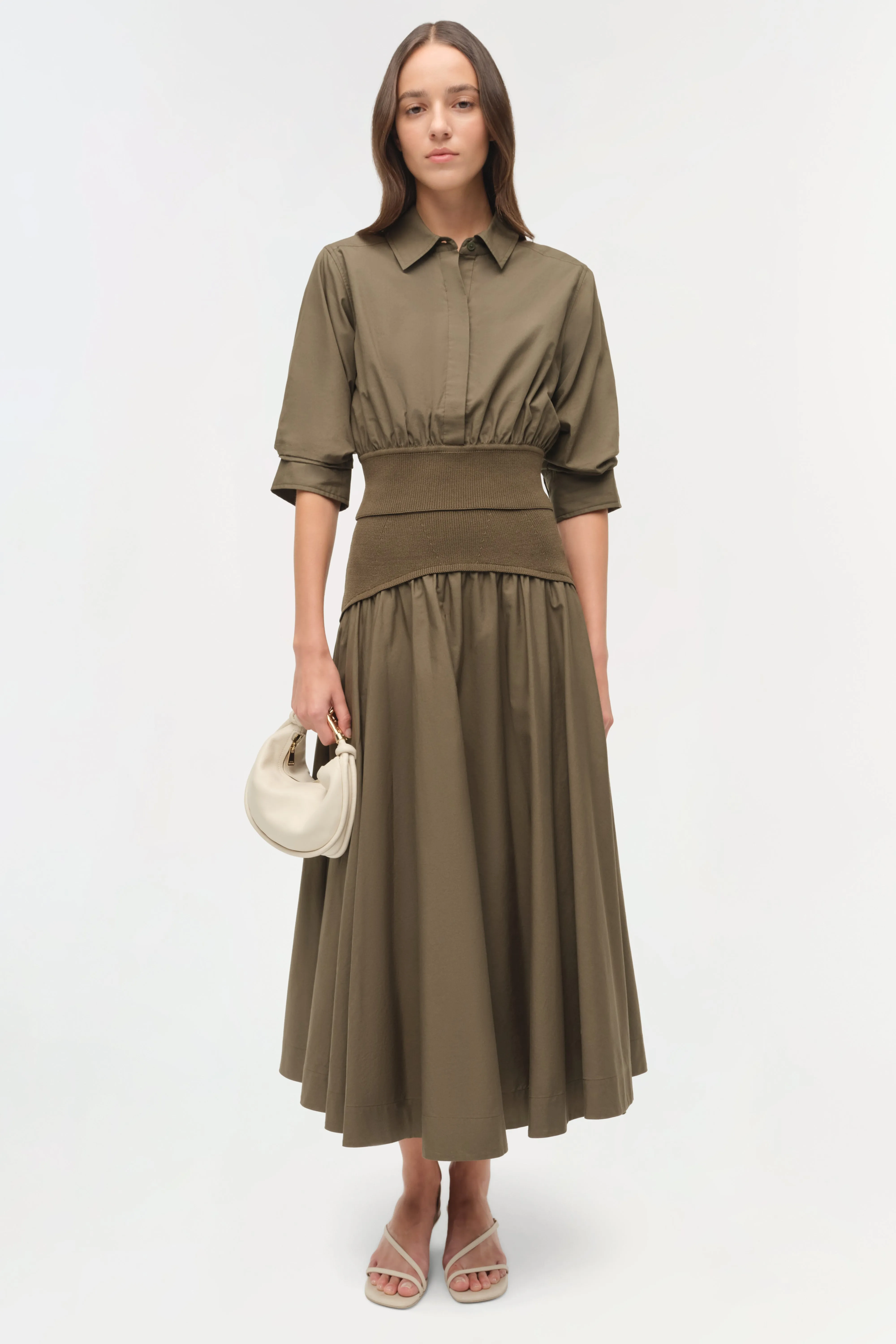 Ovie Knit Cotton Midi Skirt sold by Jonathan Simkhai product image thumbnail 3