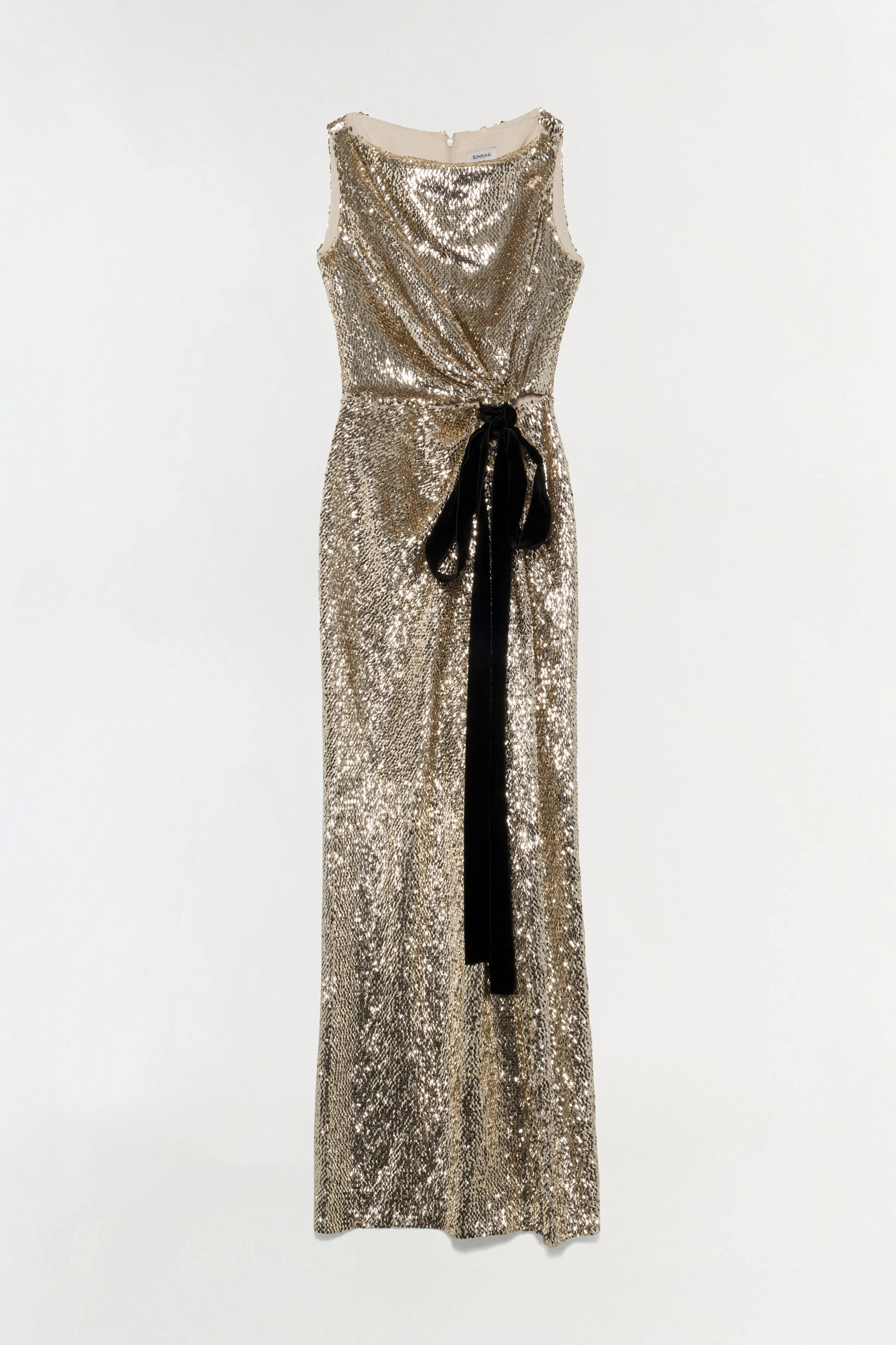 Felicity Draped Sequin Gown sold by Jonathan Simkhai
