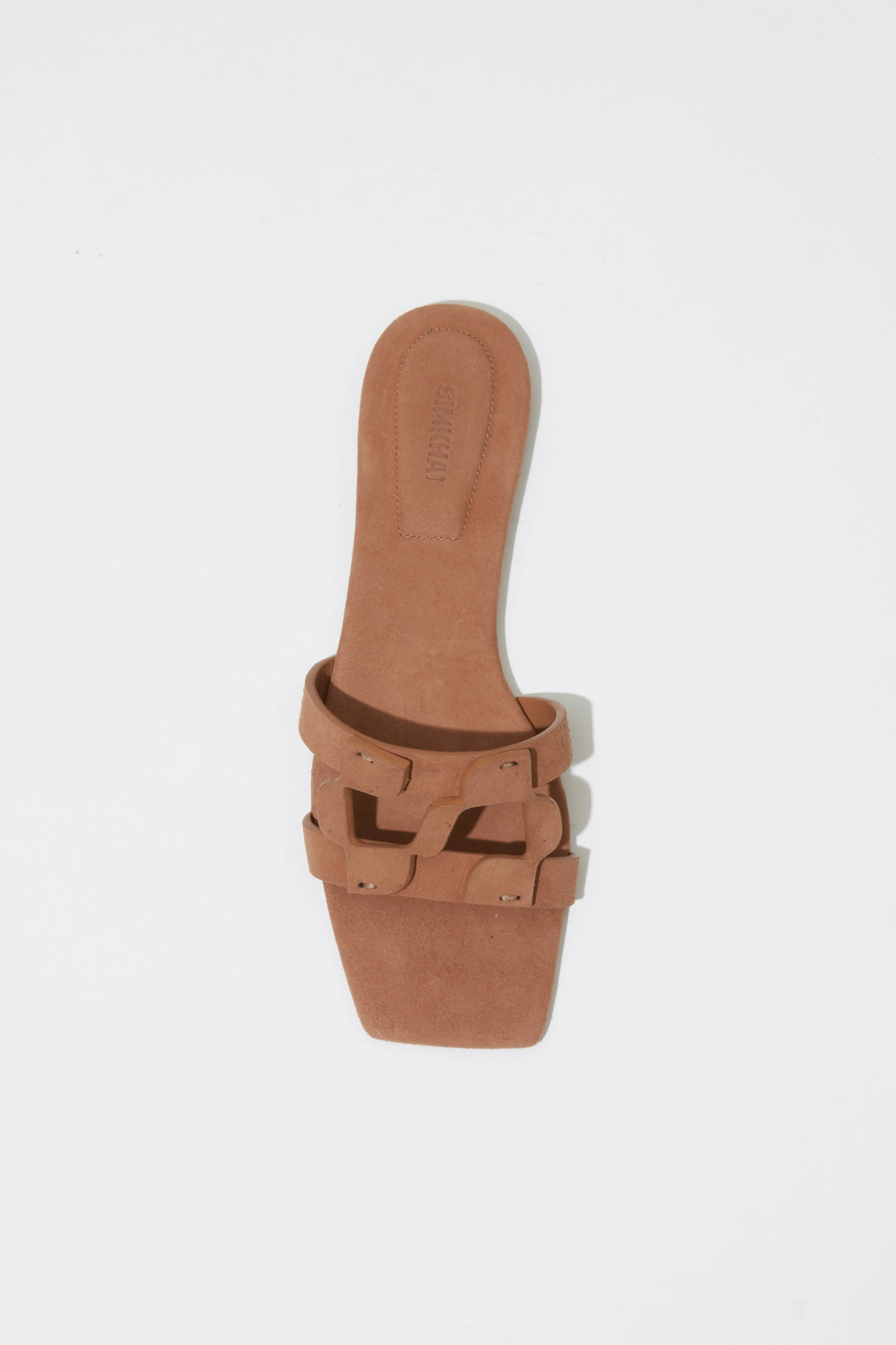 Simkhai Monogram Suede Flat Slide sold by Jonathan Simkhai product image thumbnail 3