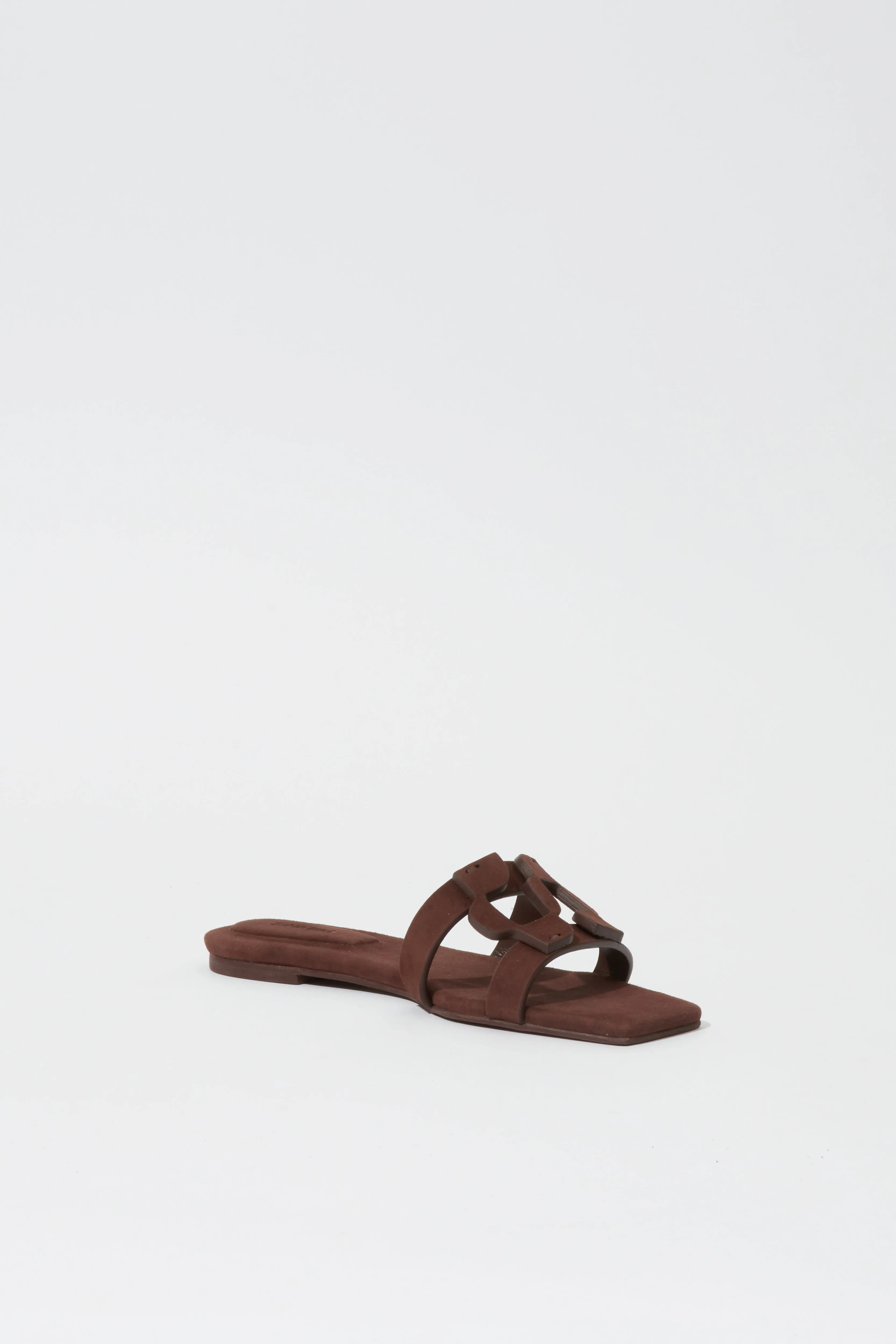 Simkhai Monogram Suede Flat Slide sold by Jonathan Simkhai product image thumbnail 2