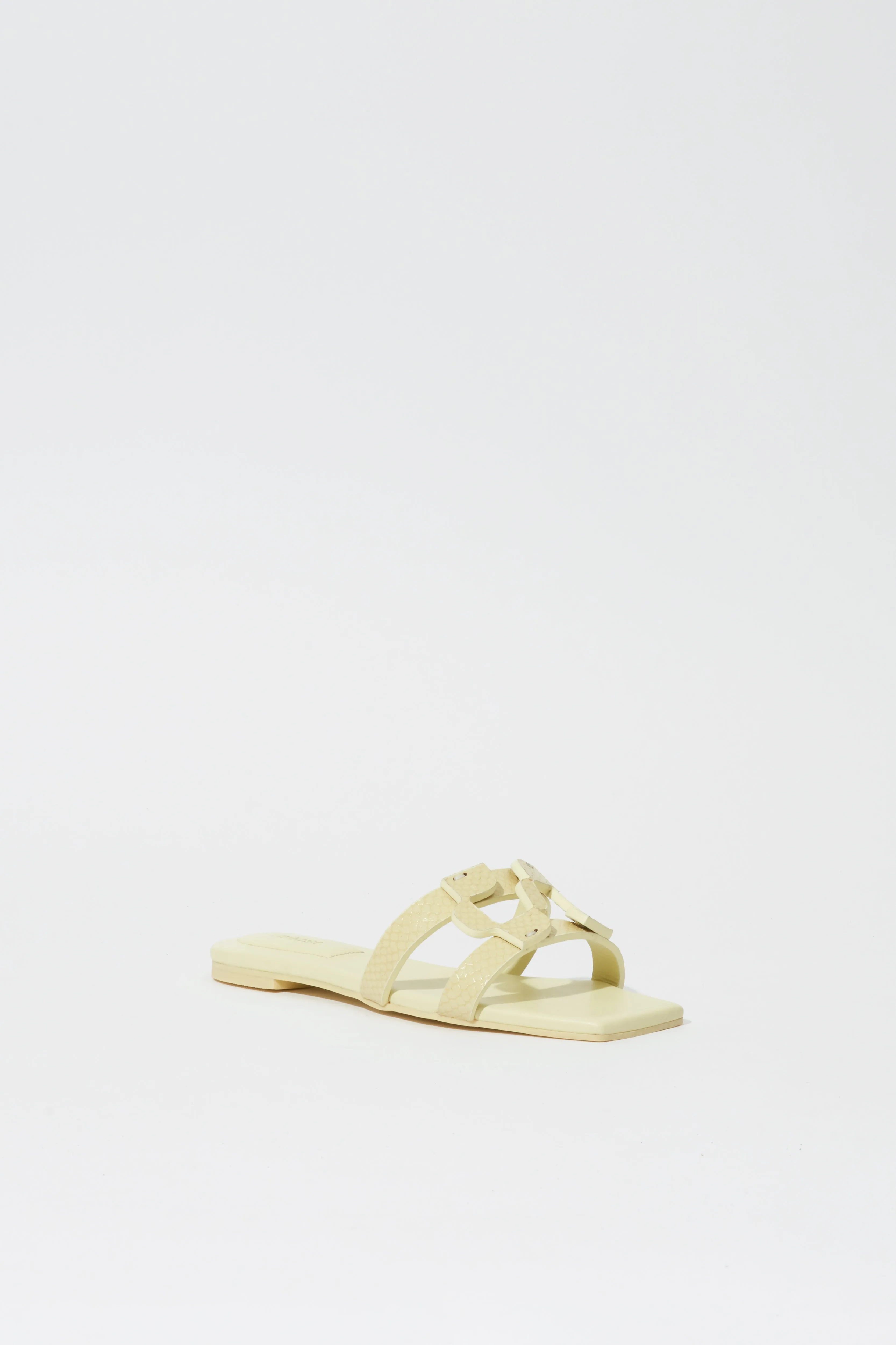 Simkhai Monogram Snake Leather Flat Slide sold by Jonathan Simkhai product image thumbnail 2