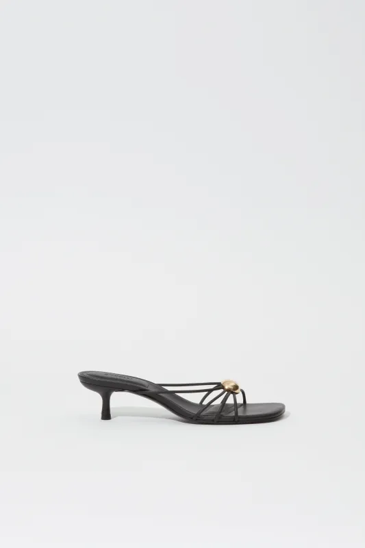 Amaya Leather Strappy Kitten Heel sold by Jonathan Simkhai