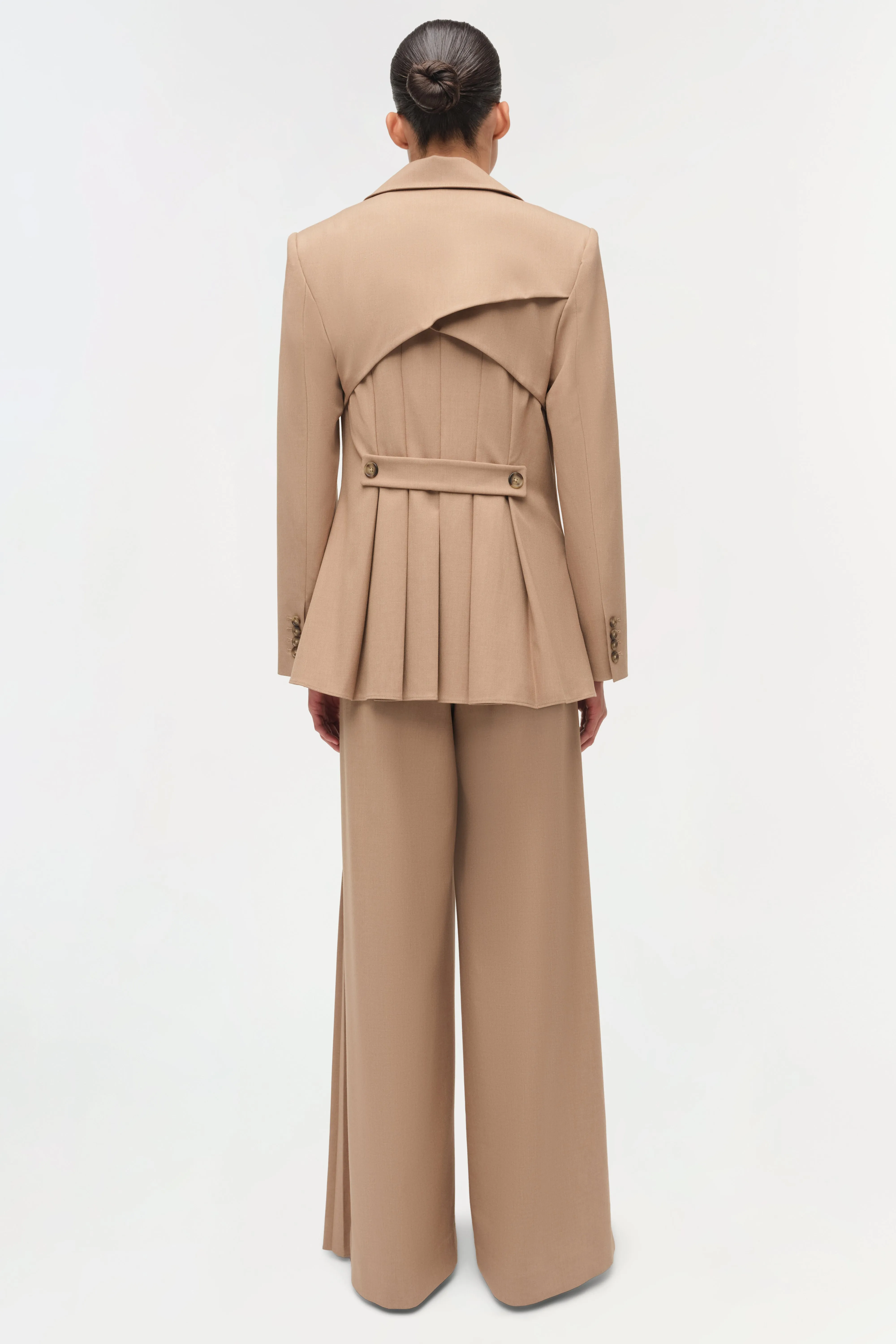 Moren Pleated Back Blazer sold by Jonathan Simkhai product image thumbnail 5