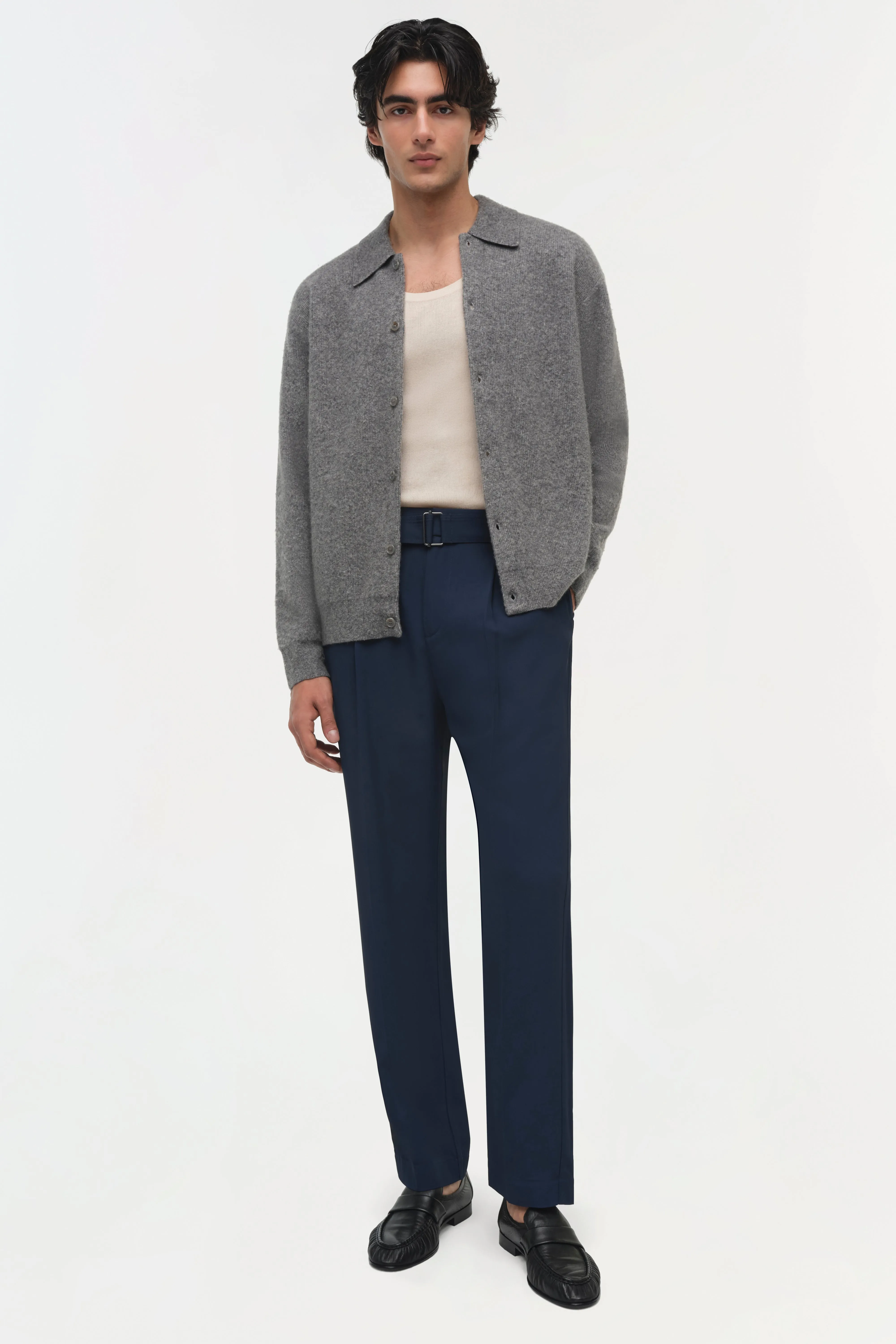 Elvis Pleated Pull On Trousers sold by Jonathan Simkhai product image thumbnail 2