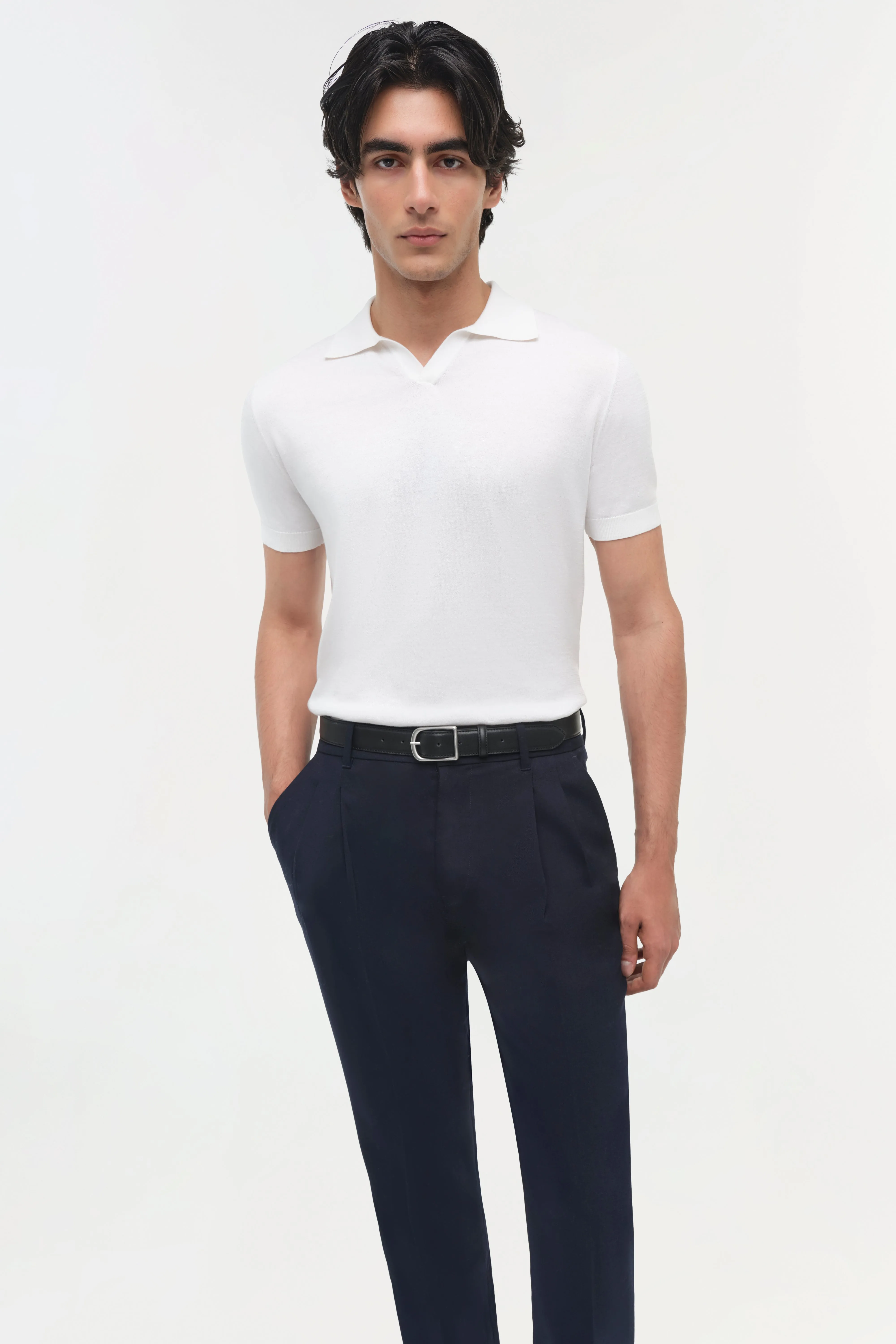 Bramble Pleat Front Trouser sold by Jonathan Simkhai product image thumbnail 3