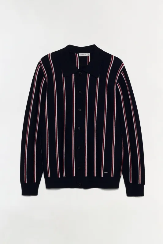 Elio Wool Collared Cardigan sold by Jonathan Simkhai