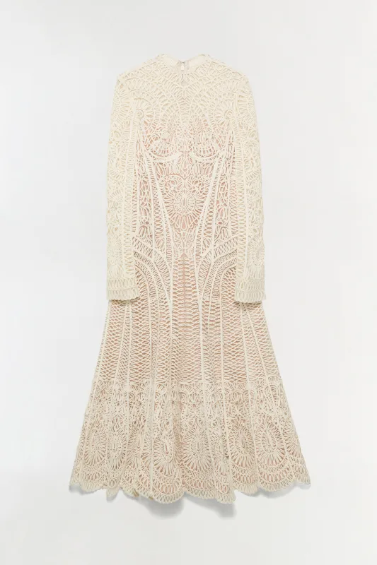 Fiona Guipure Midi Dress sold by Jonathan Simkhai