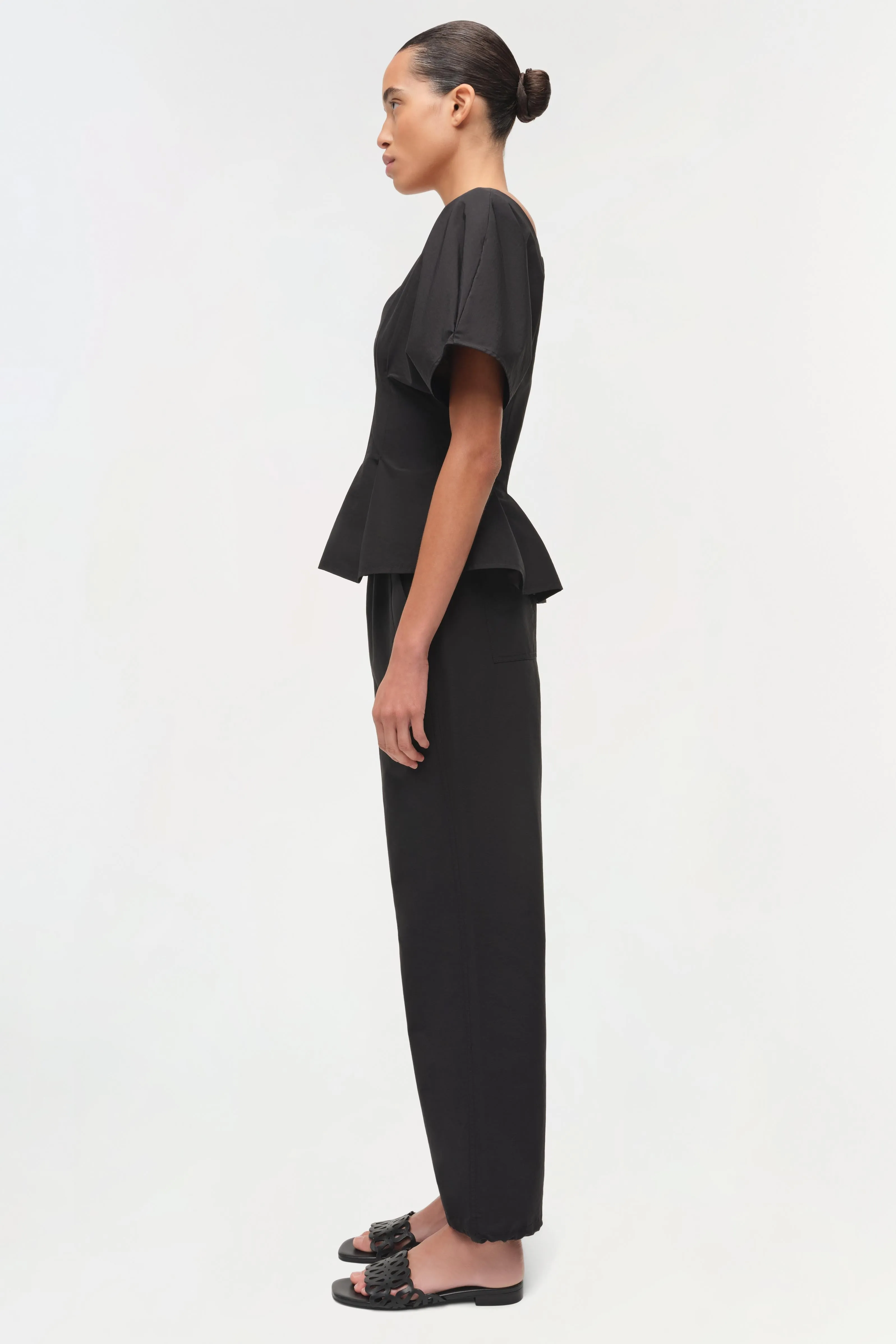 Rozen Cotton Faille Top sold by Jonathan Simkhai product image thumbnail 4