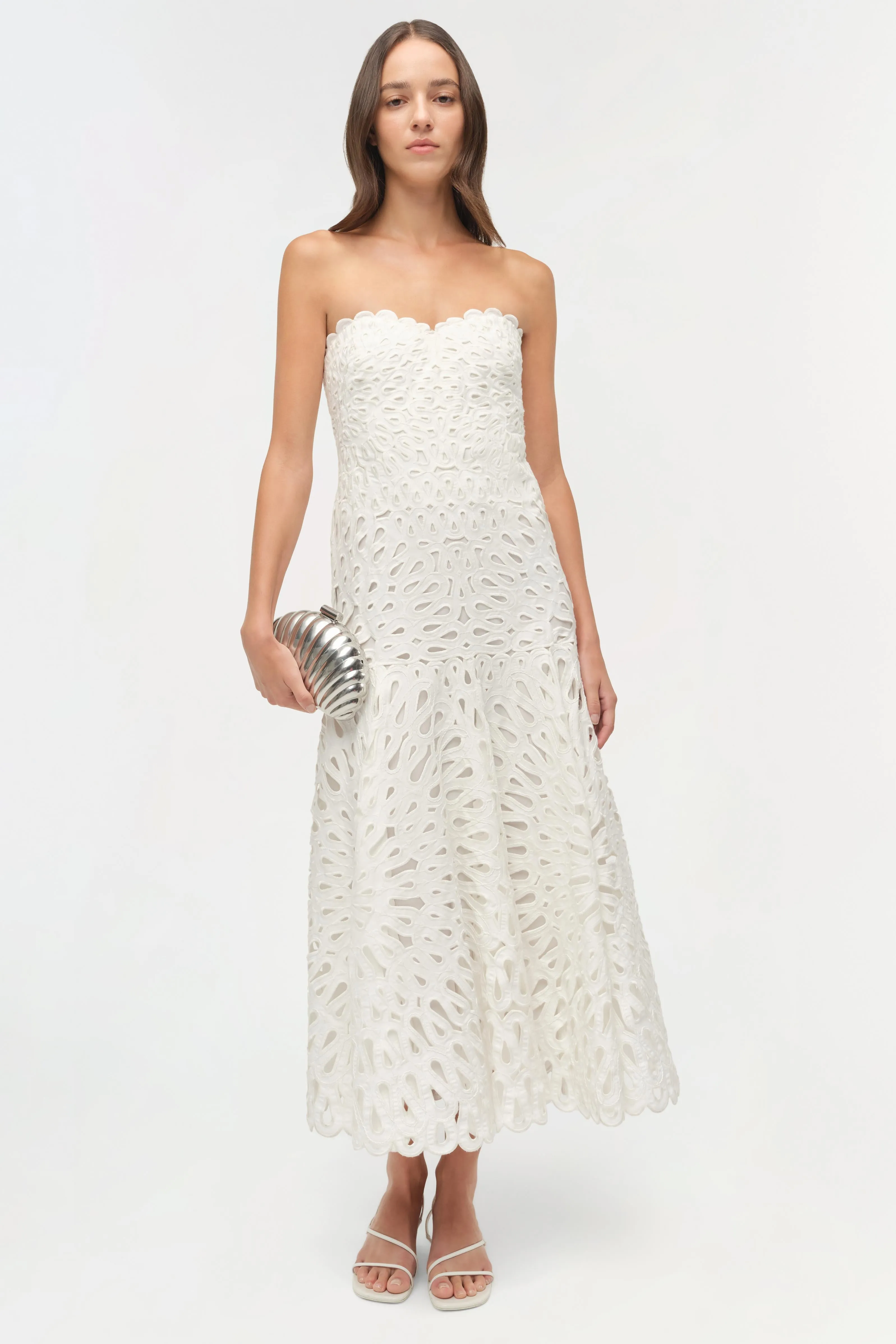 Florence Embroidered Midi Dress sold by Jonathan Simkhai product image thumbnail 2