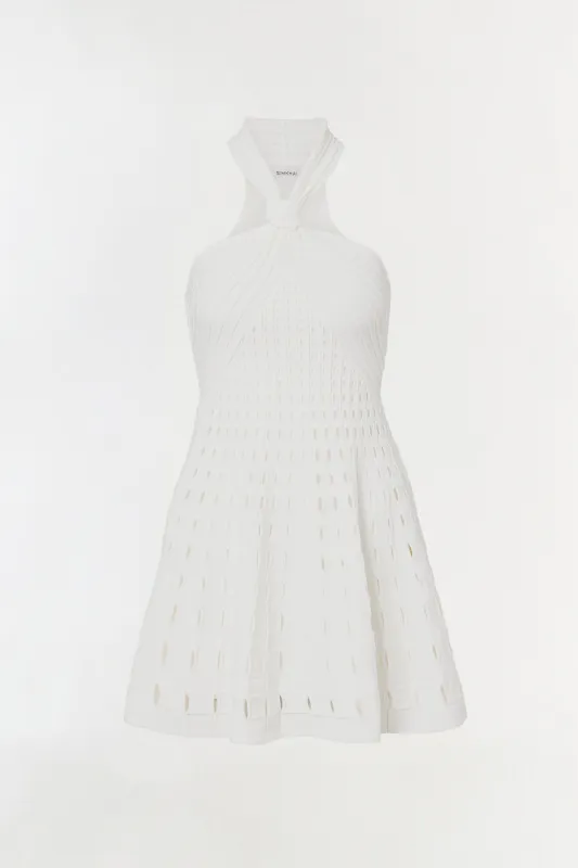 Jenna Eyelet Knit Mini Dress sold by Jonathan Simkhai