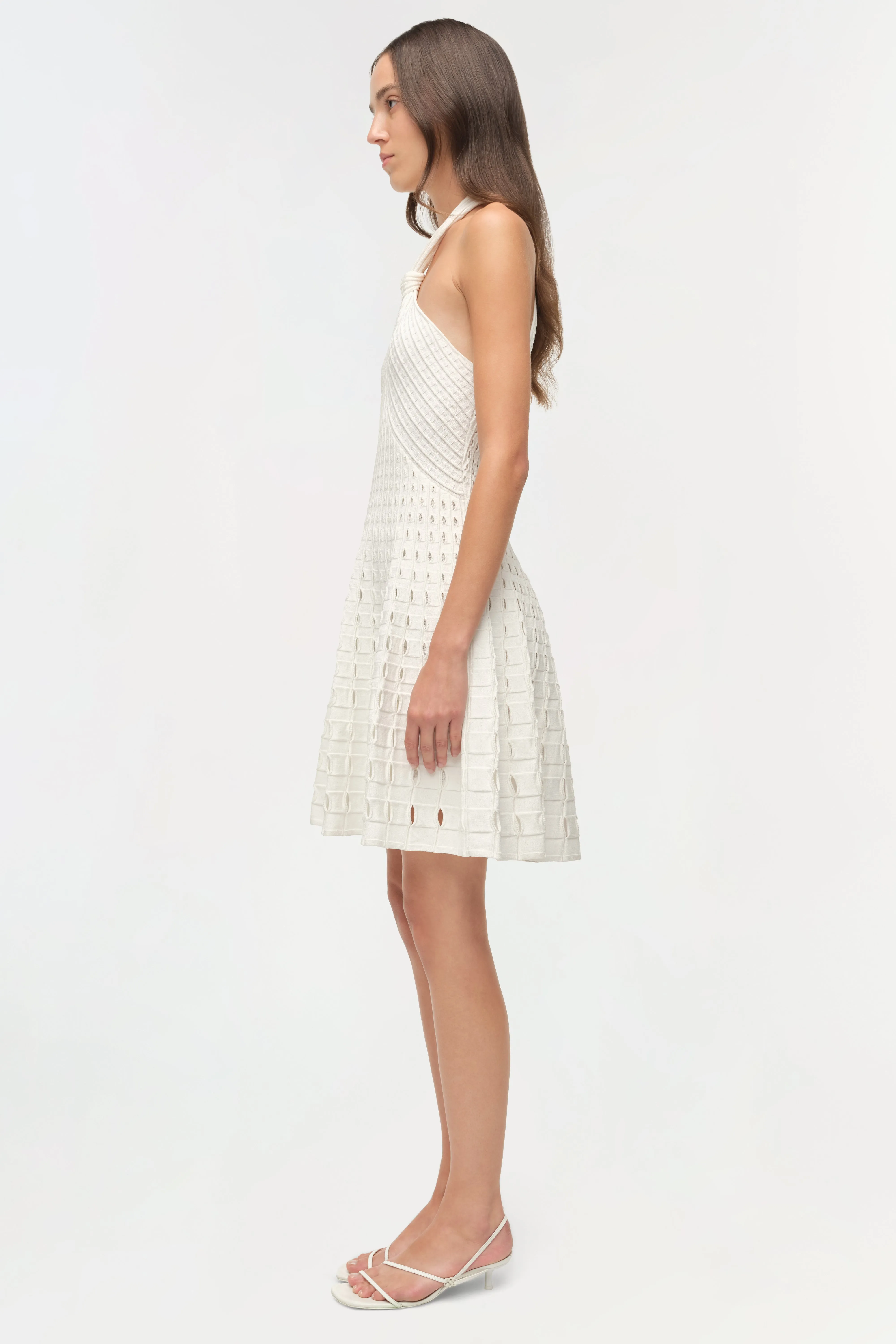 Jenna Eyelet Knit Mini Dress sold by Jonathan Simkhai product image thumbnail 5