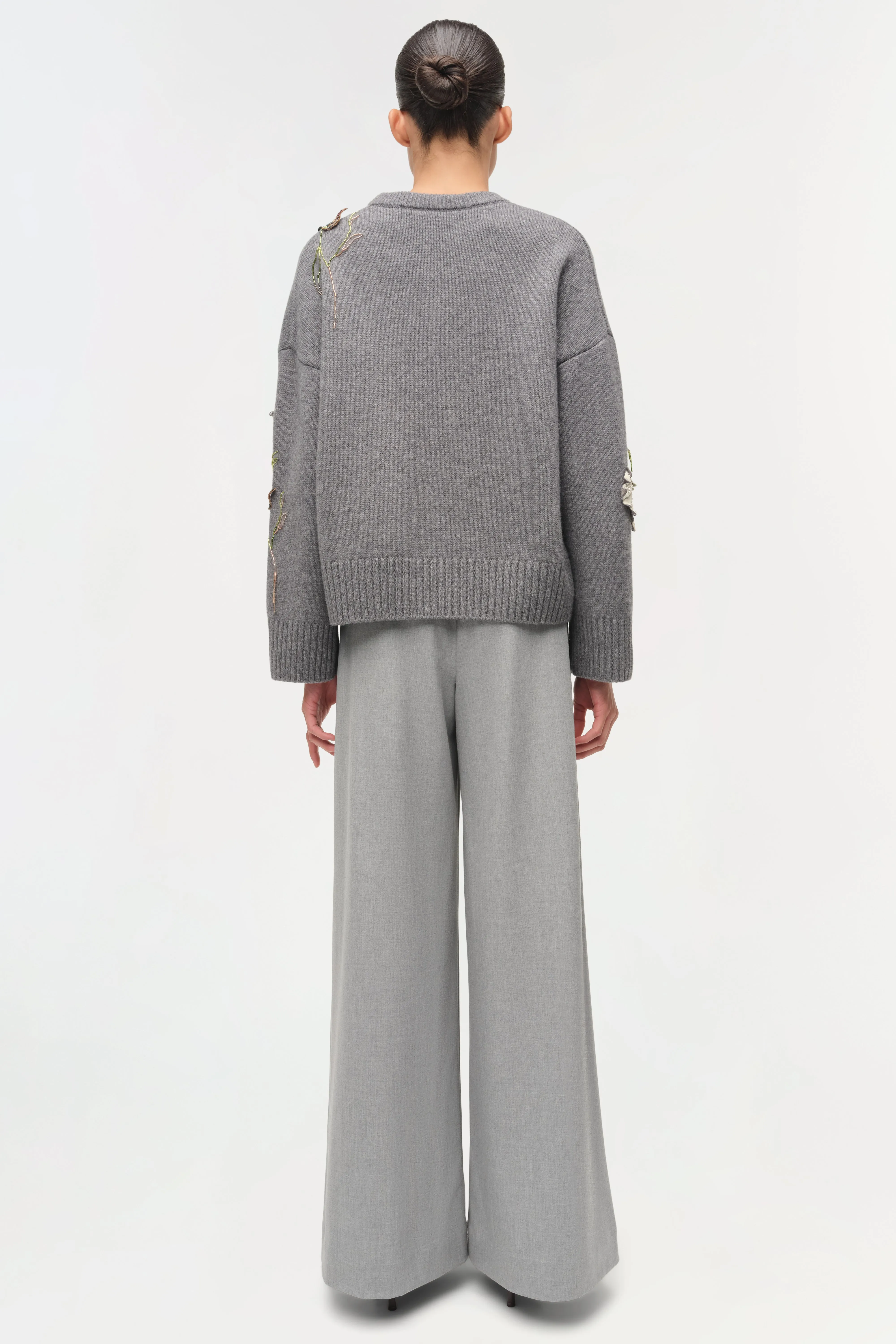 Dawna Floral Embellished Sweater sold by Jonathan Simkhai product image thumbnail 5