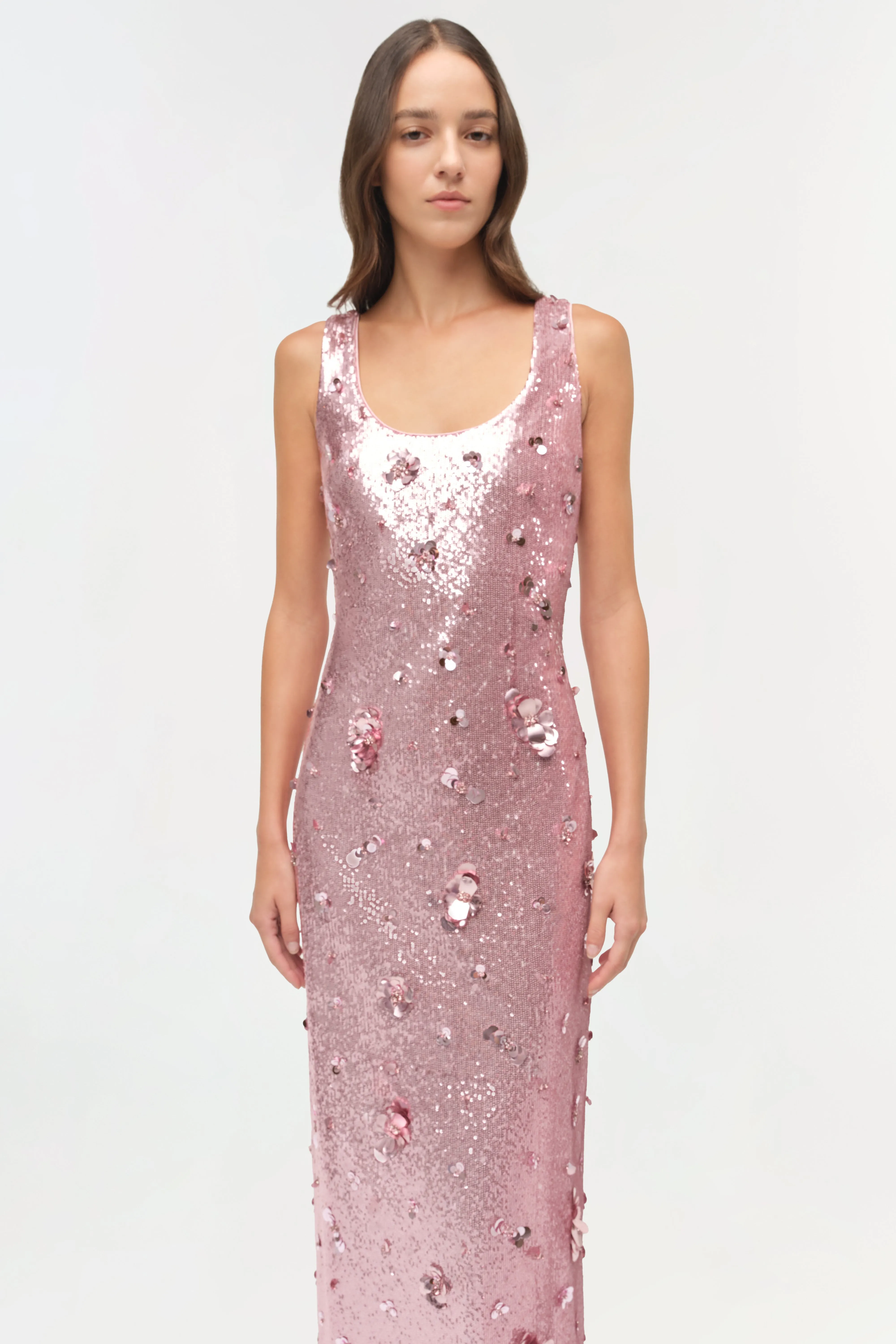 Tindra Embellished Sequin Gown sold by Jonathan Simkhai product image thumbnail 3