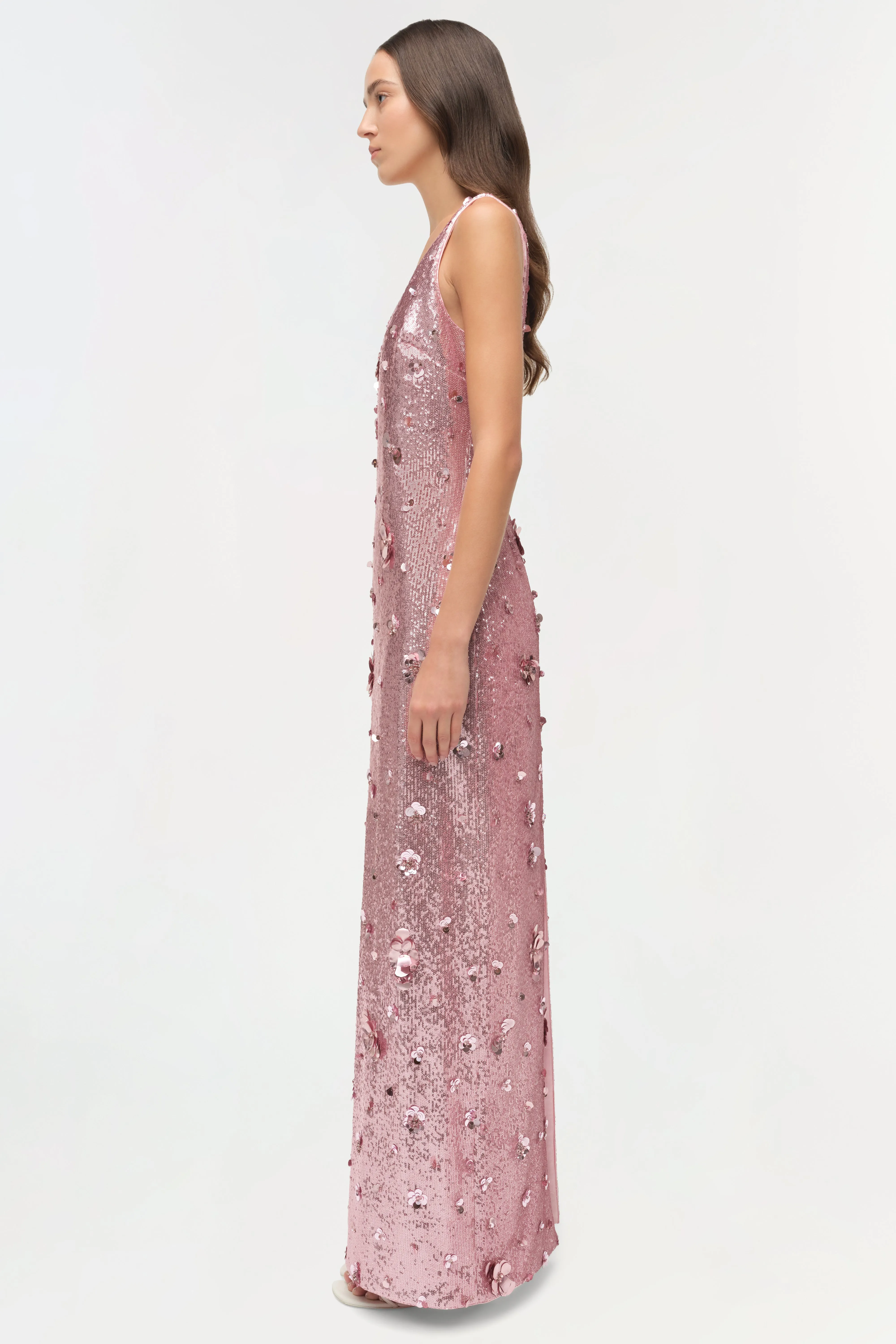 Tindra Embellished Sequin Gown sold by Jonathan Simkhai product image thumbnail 4