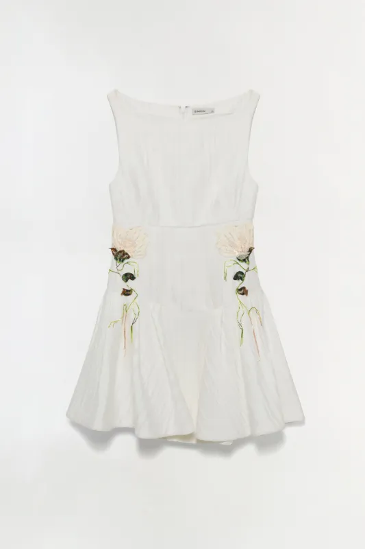 Calilly Floral Jacquard Mini Dress made by Jonathan Simkhai