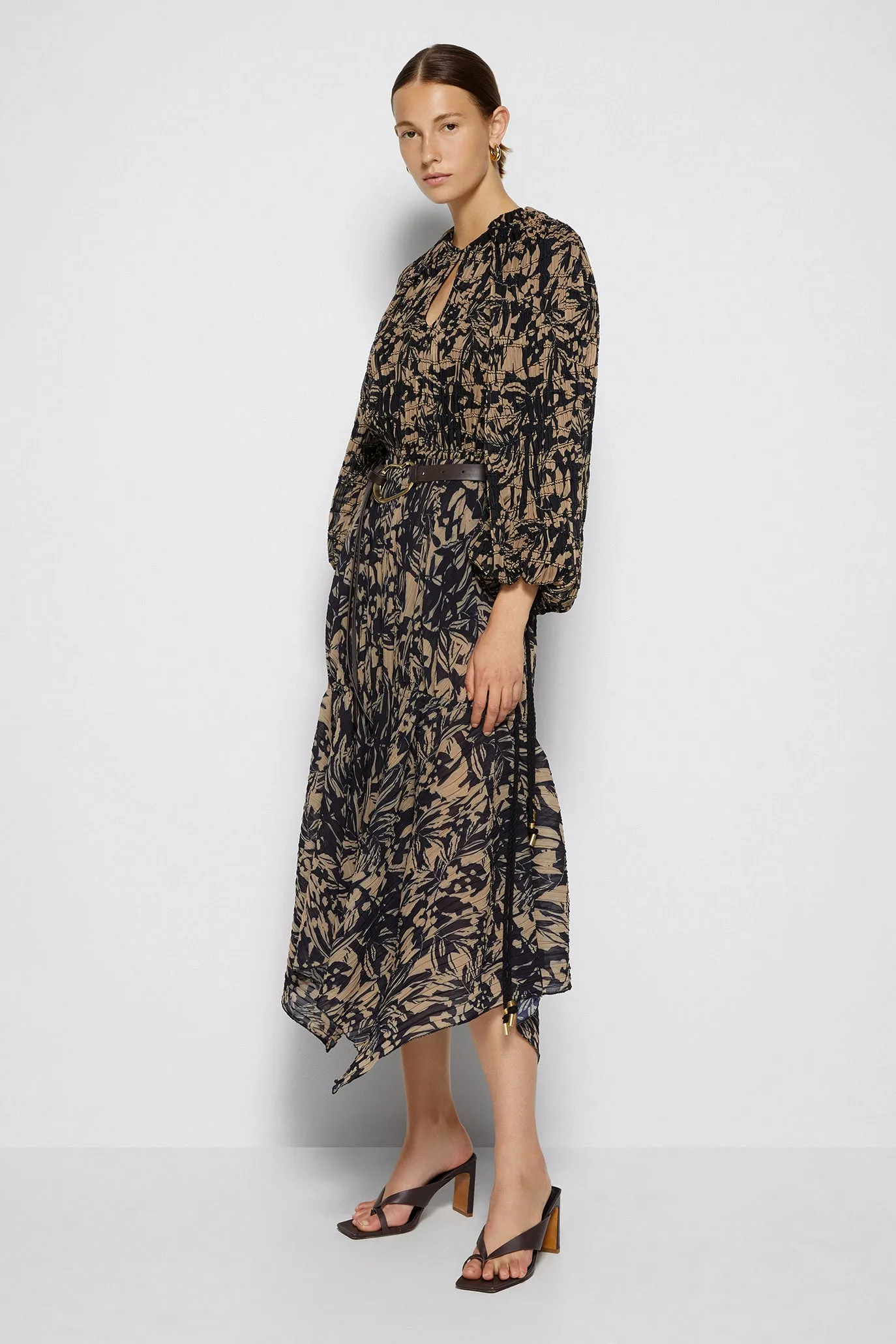 Tiff Chiffon Midi Dress sold by Jonathan Simkhai product image thumbnail 5