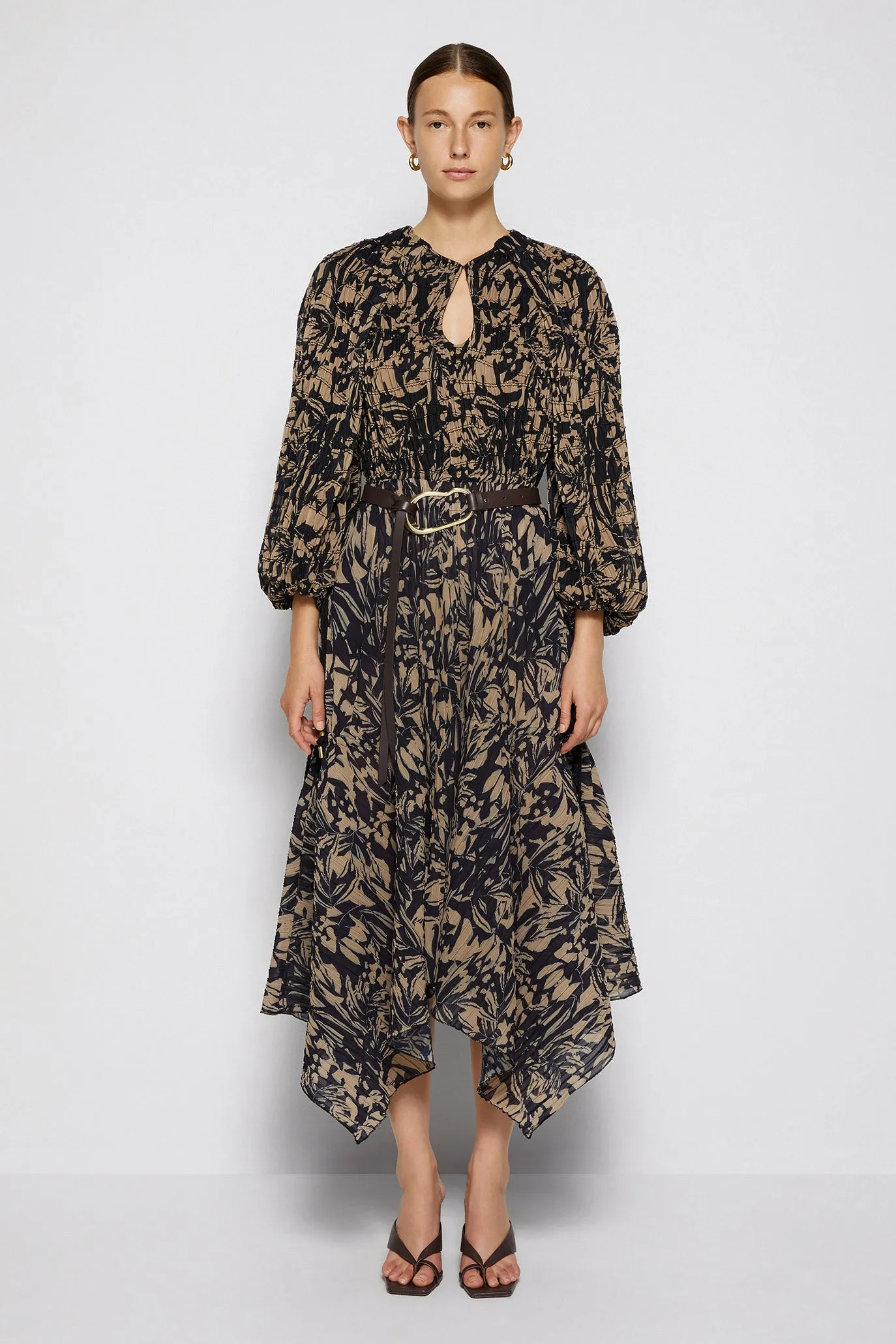 Tiff Chiffon Midi Dress sold by Jonathan Simkhai product image thumbnail 3