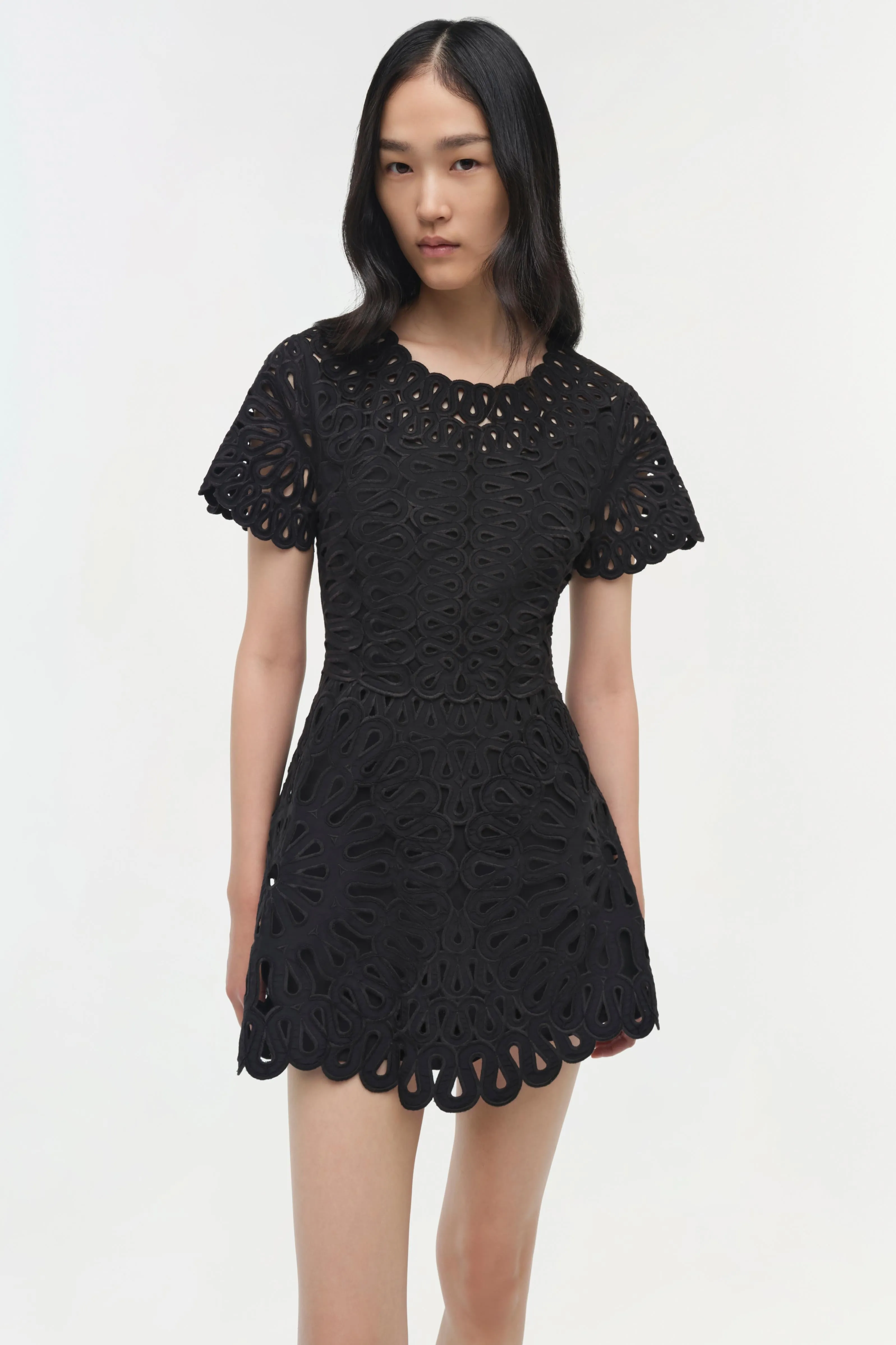 Emrys Embroidered Mini Dress sold by Jonathan Simkhai product image thumbnail 3