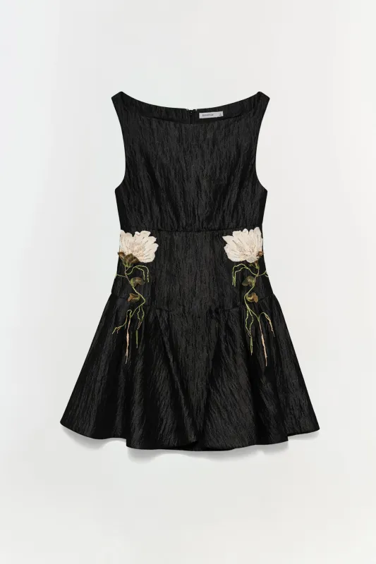 Calilly Floral Jacquard Mini Dress made by Jonathan Simkhai