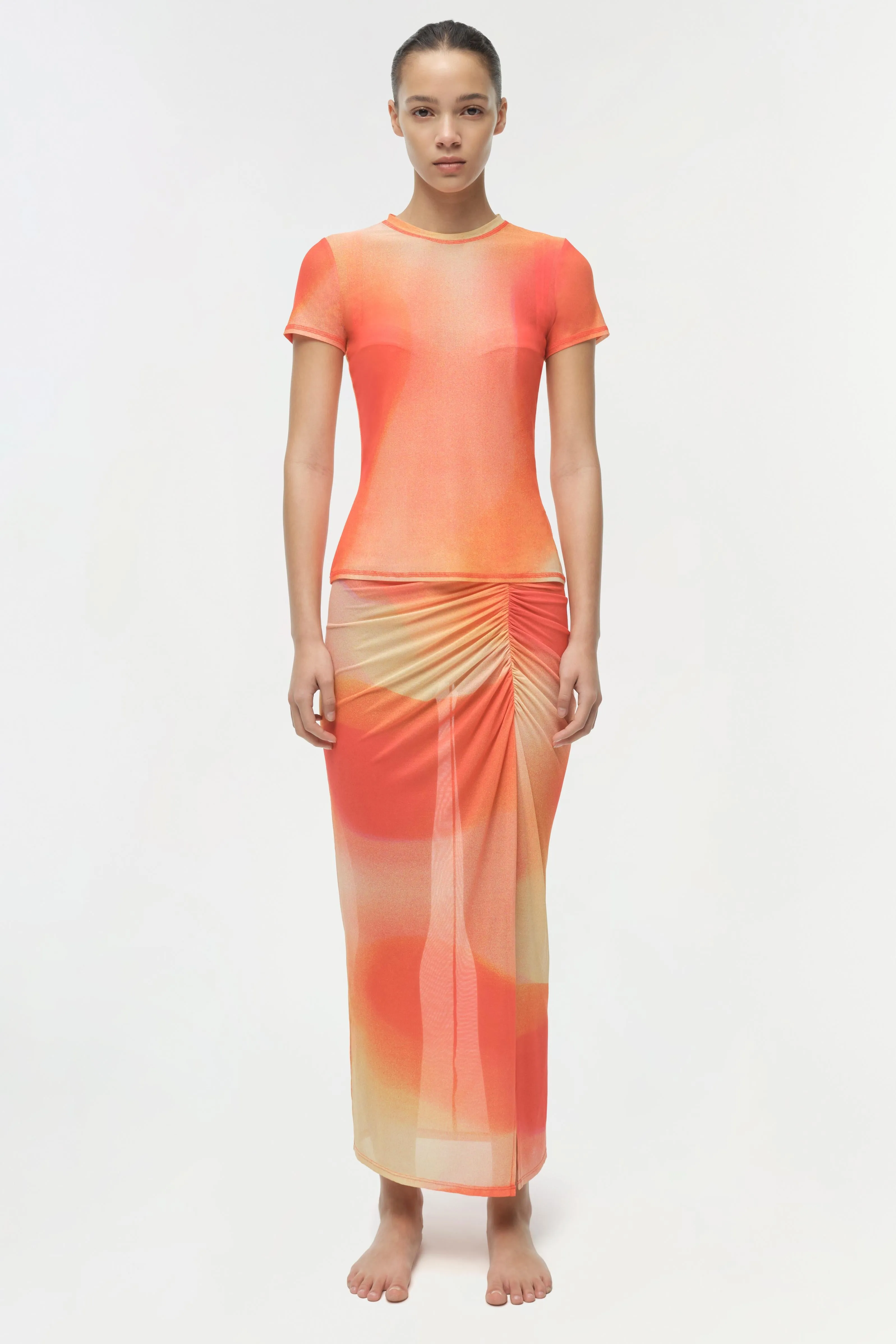 Kensingten Mesh Skirt sold by Jonathan Simkhai product image thumbnail 2