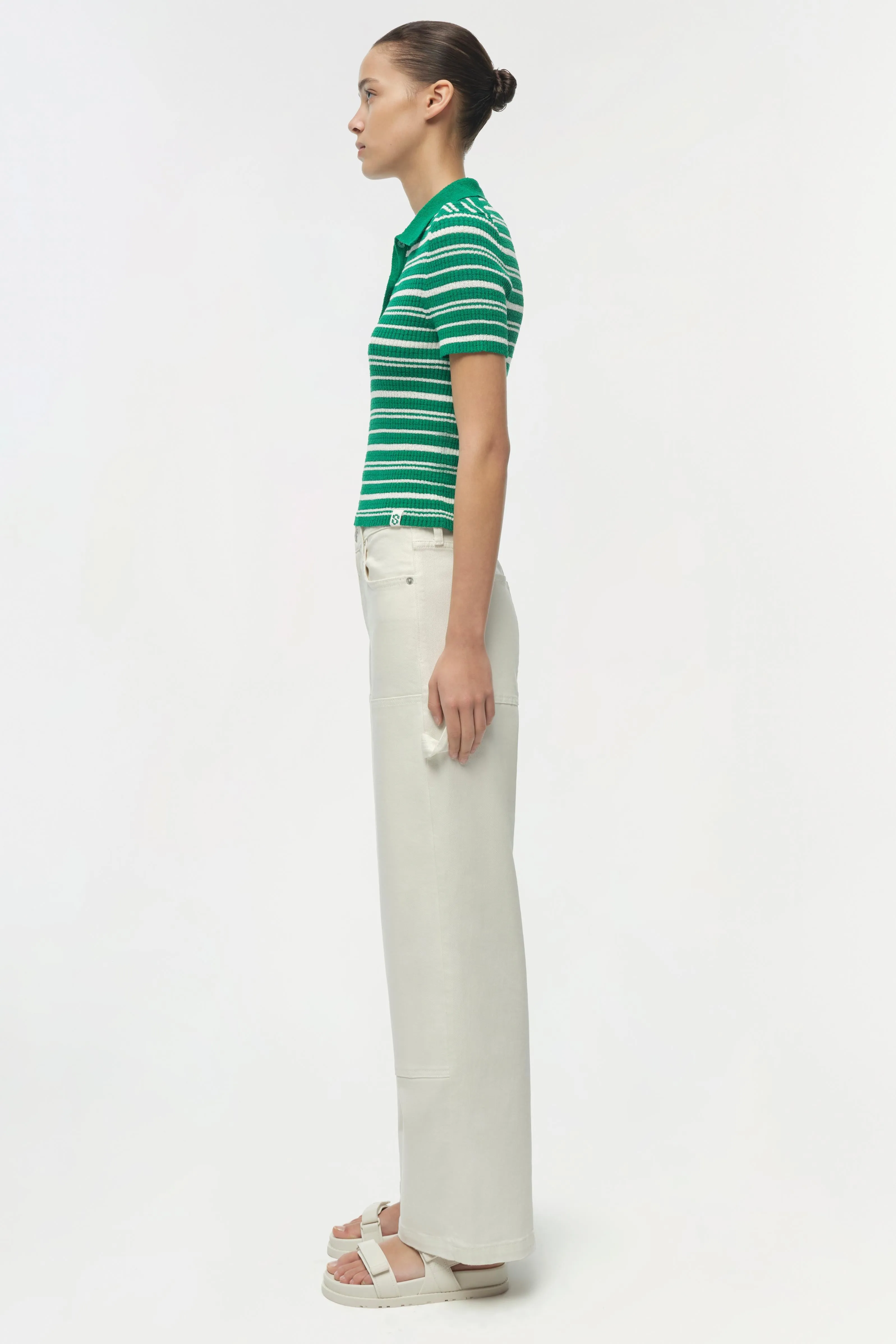 Averie Knit Polo sold by Jonathan Simkhai product image thumbnail 4