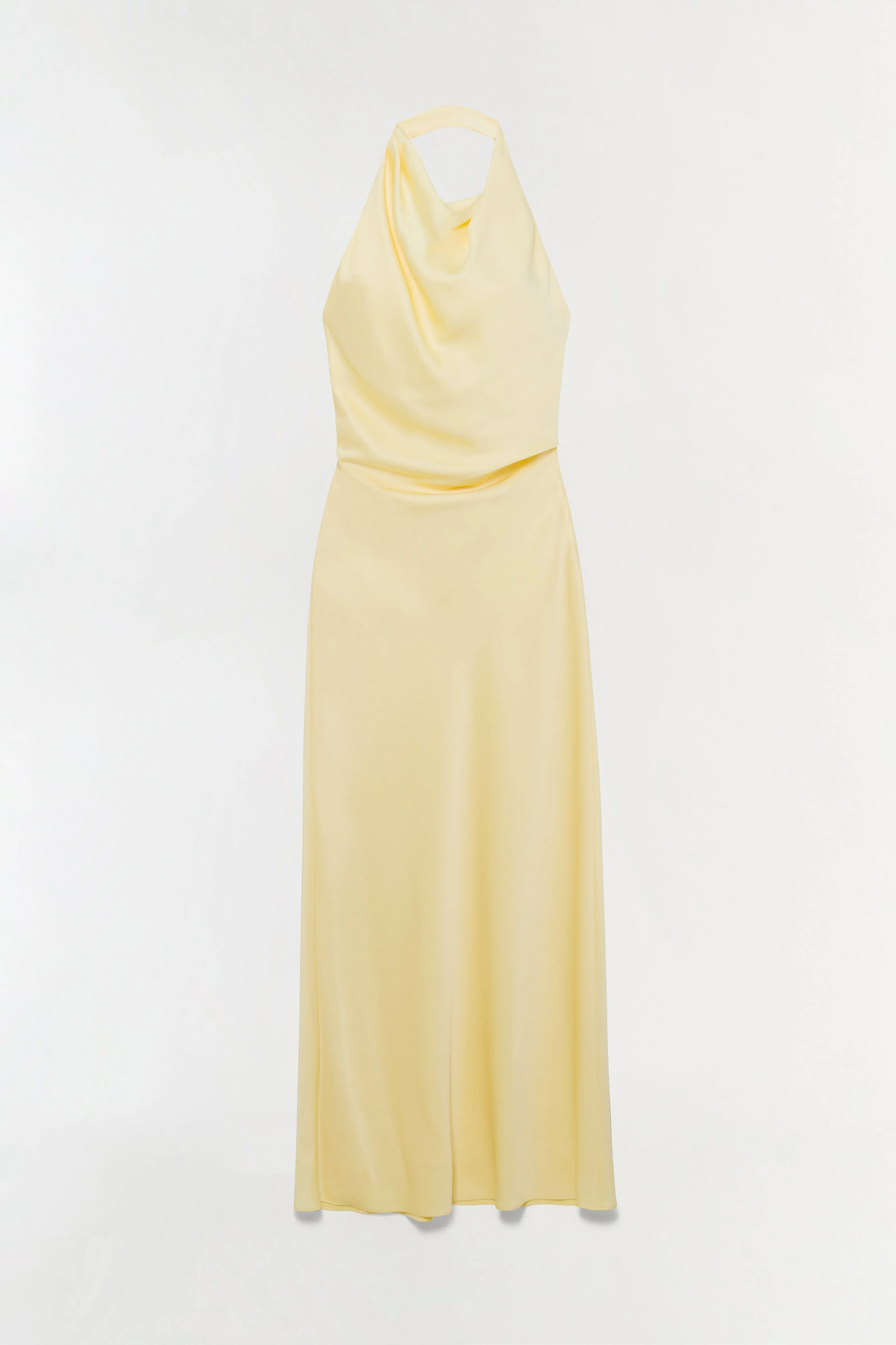 Reannon Draped Satin Gown sold by Jonathan Simkhai