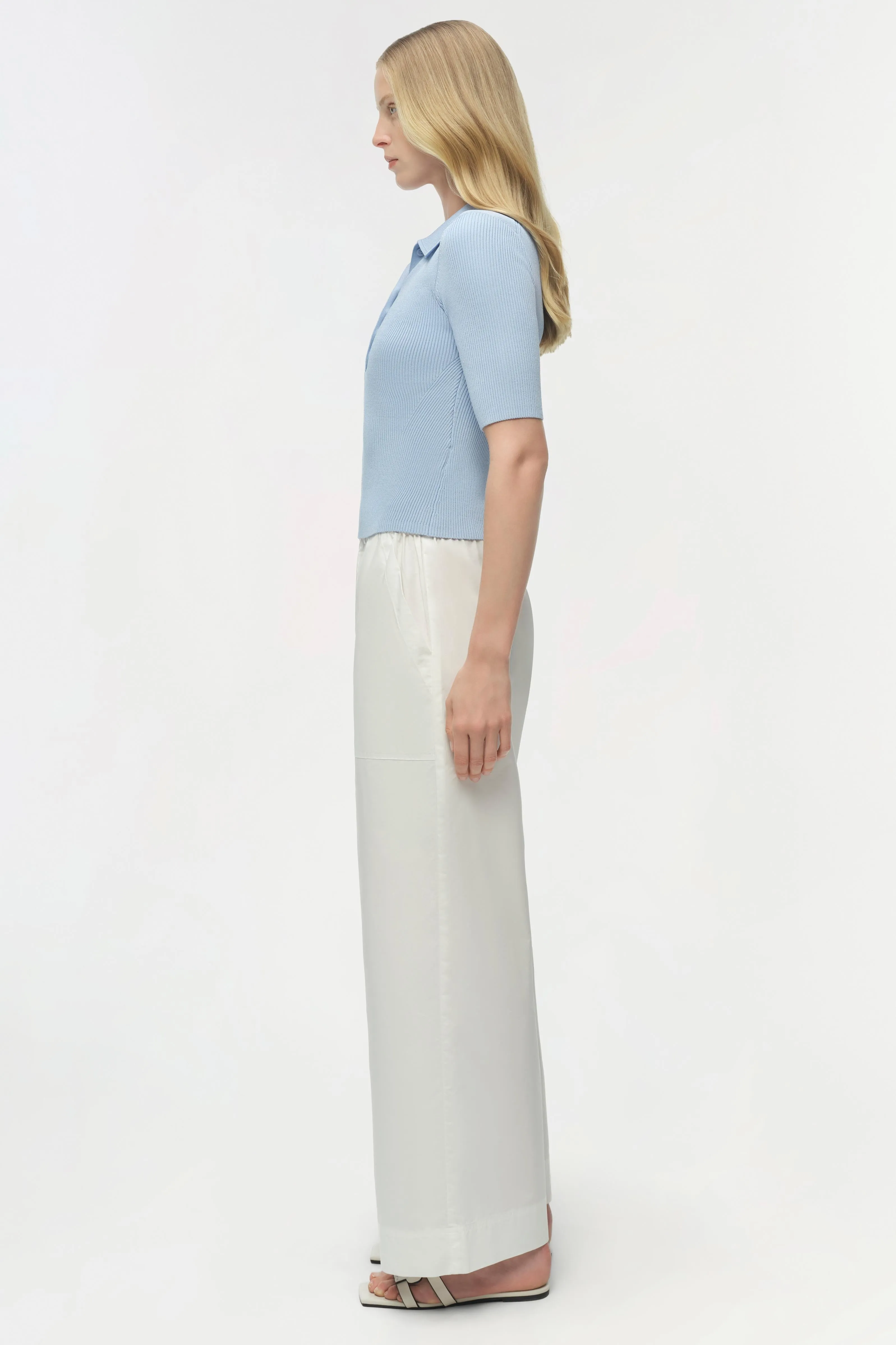 Secily Knit Polo sold by Jonathan Simkhai product image thumbnail 4