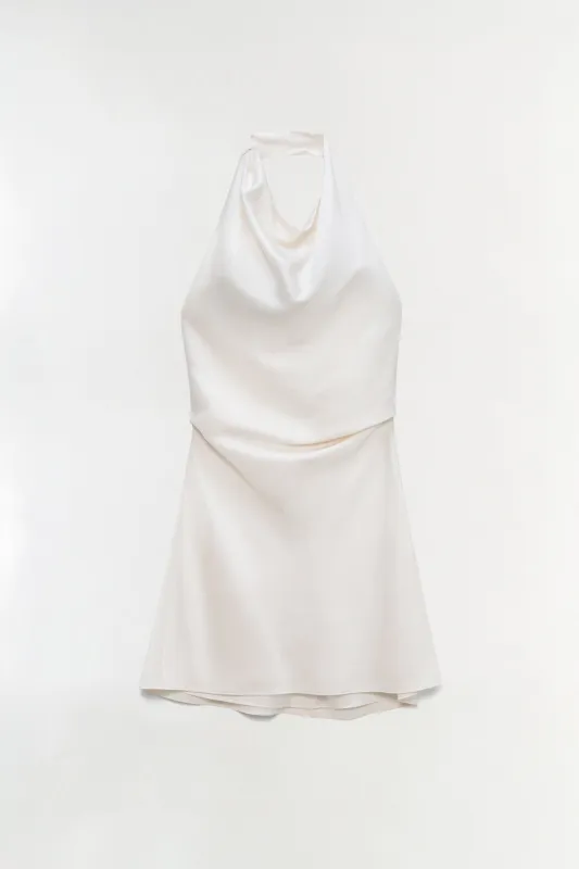Reanna Satin Mini Dress made by Jonathan Simkhai