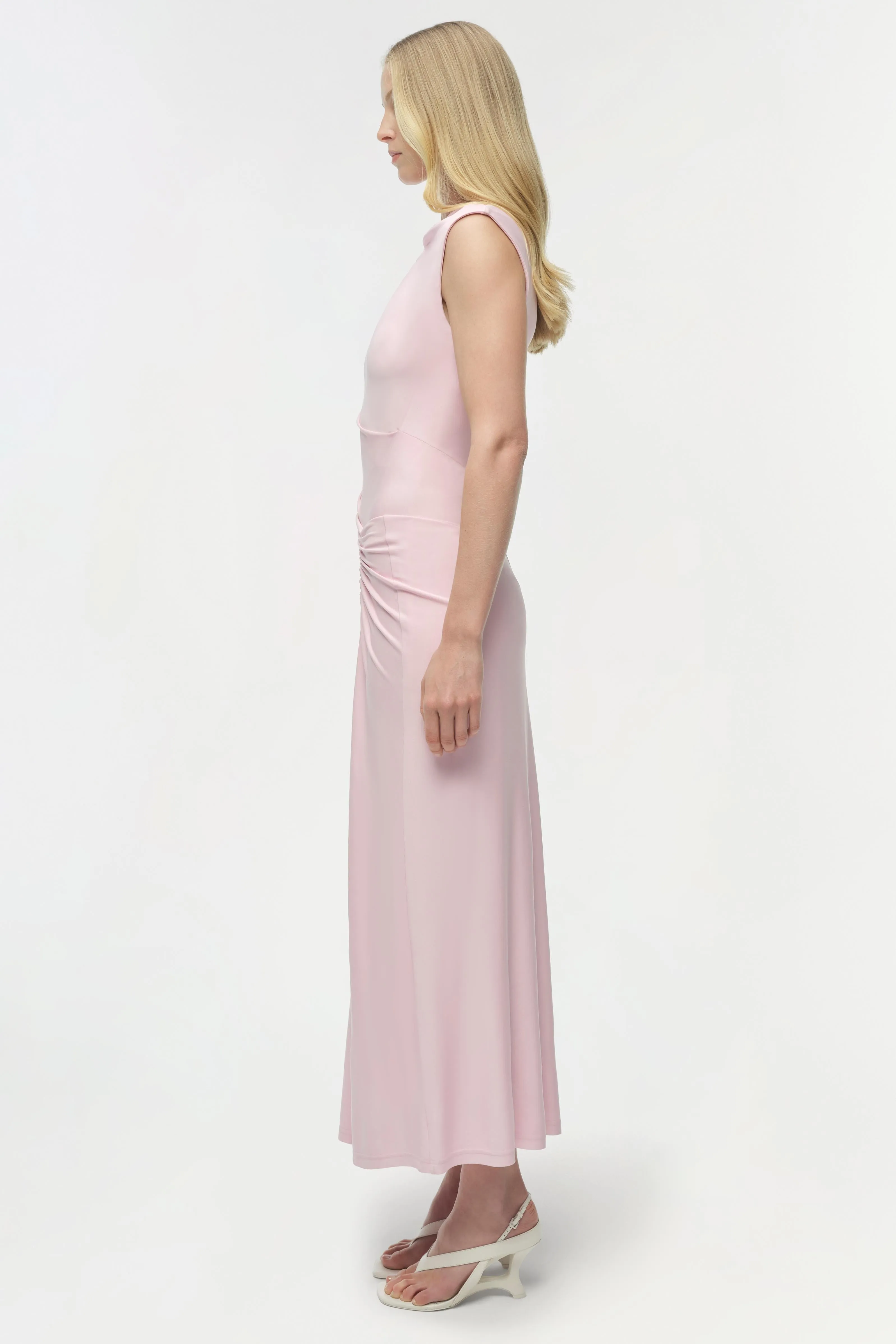 Acacia Draped Jersey Midi Dress sold by Jonathan Simkhai product image thumbnail 4