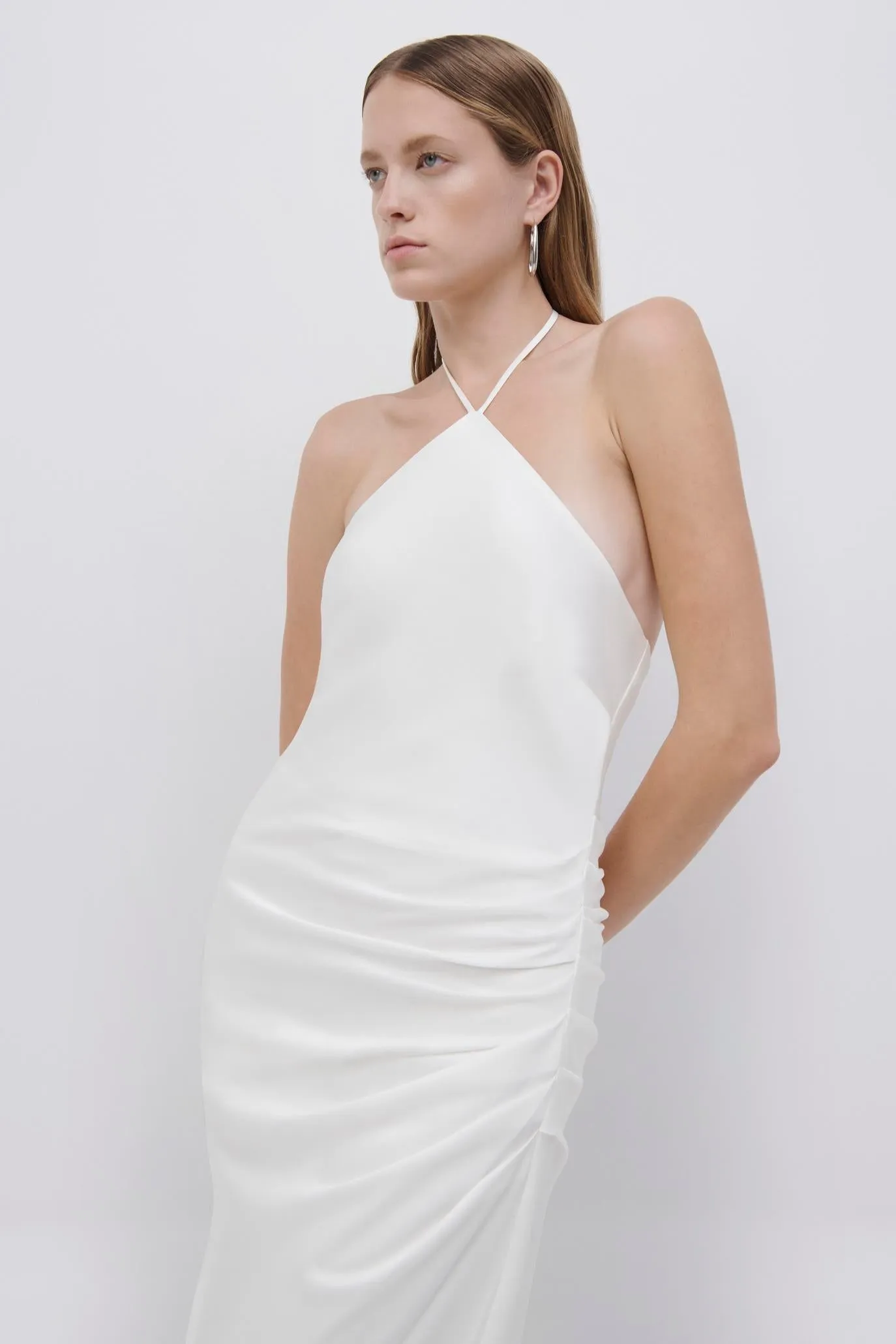 Hansel Satin Gown sold by Jonathan Simkhai product image thumbnail 3