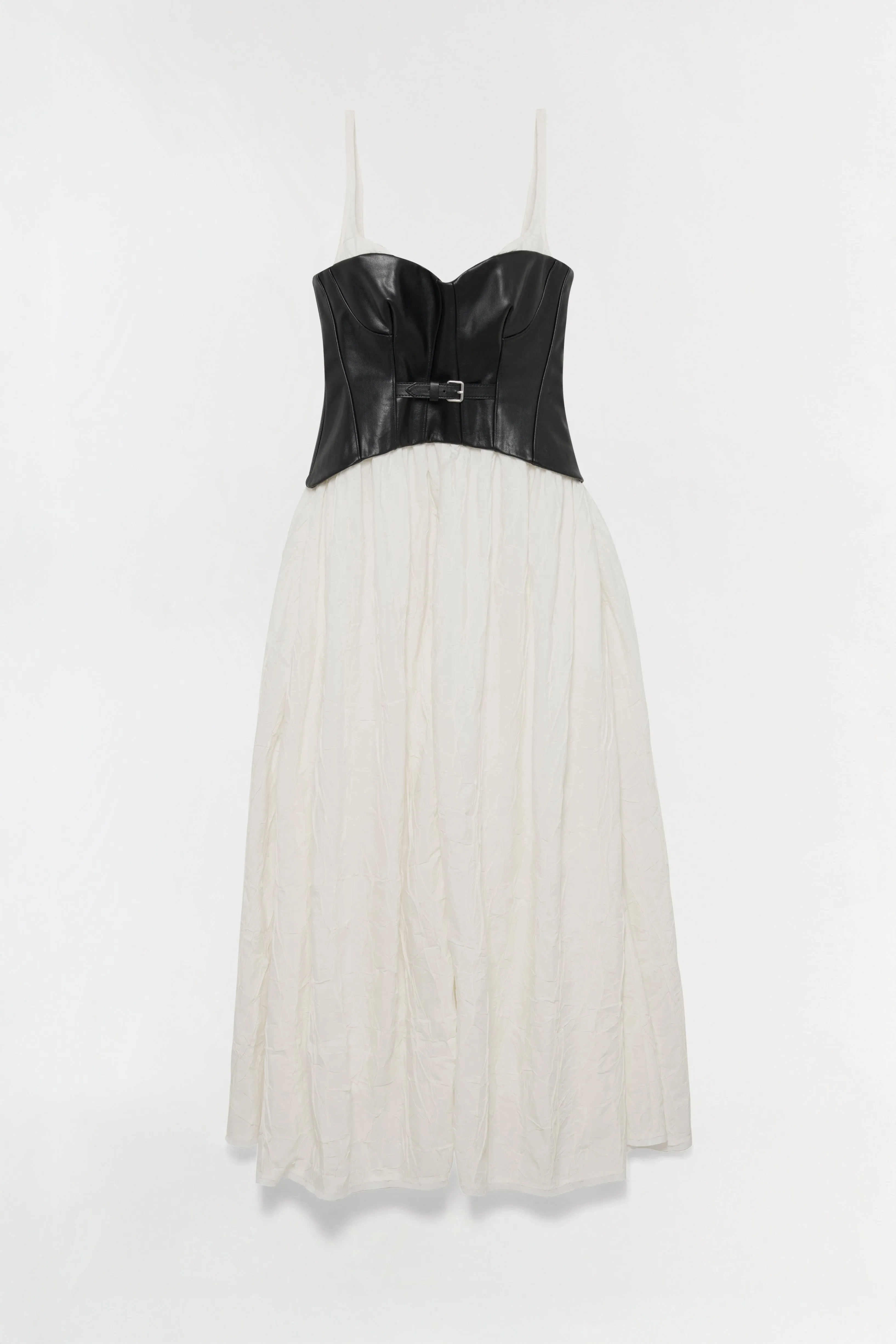 Cortland Belted Bustier Midi Dress sold by Jonathan Simkhai