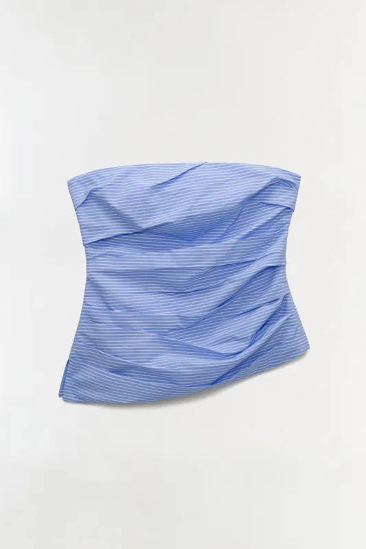 Emerson Ruched Bustier Top made by Jonathan Simkhai