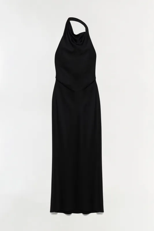 Reannon Draped Satin Gown made by Jonathan Simkhai