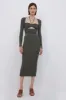 Ashton Marled Midi Skirt sold by Jonathan Simkhai