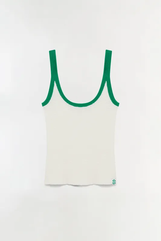 Rayne Knit Tank sold by Jonathan Simkhai