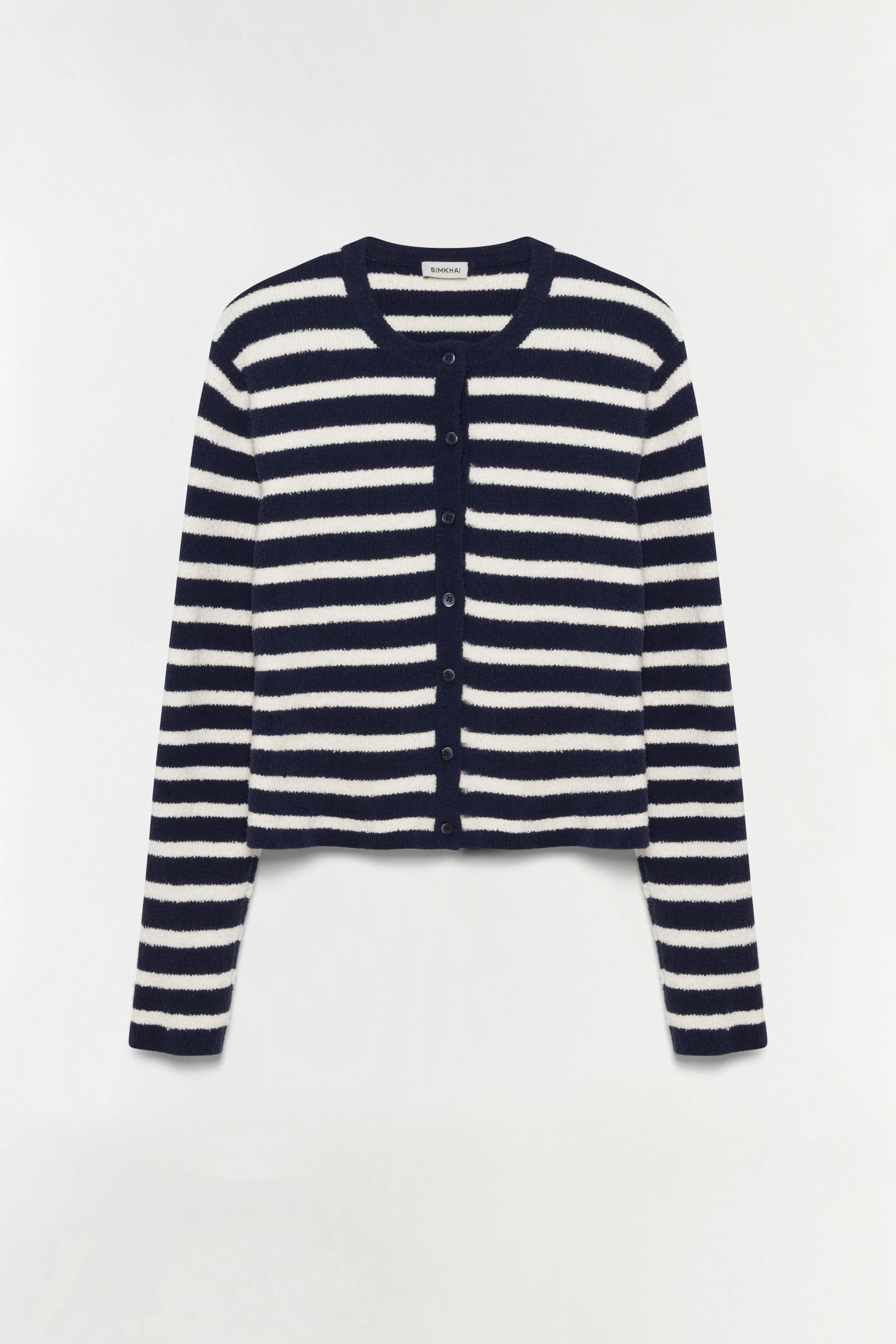 Harland Knit Crewneck Cardigan sold by Jonathan Simkhai
