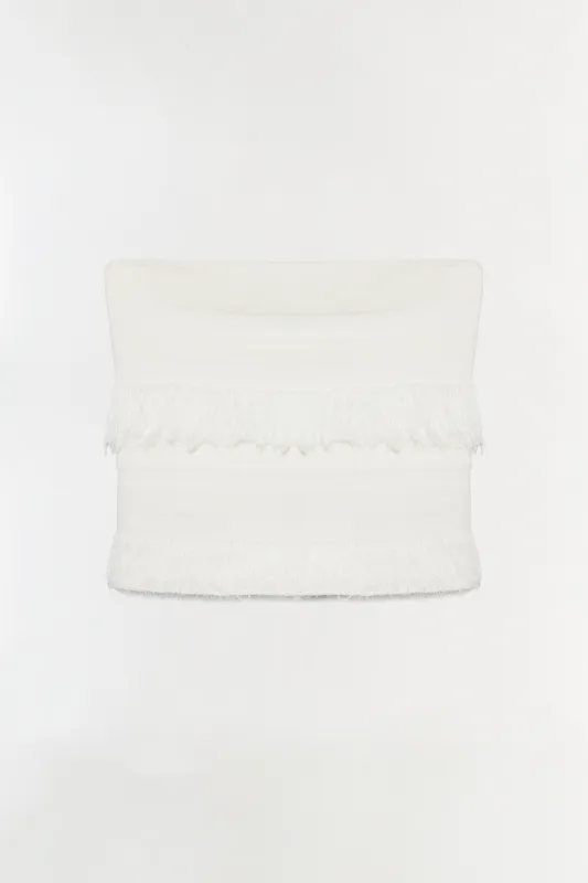 Cairo Knit Tube Top made by Jonathan Simkhai