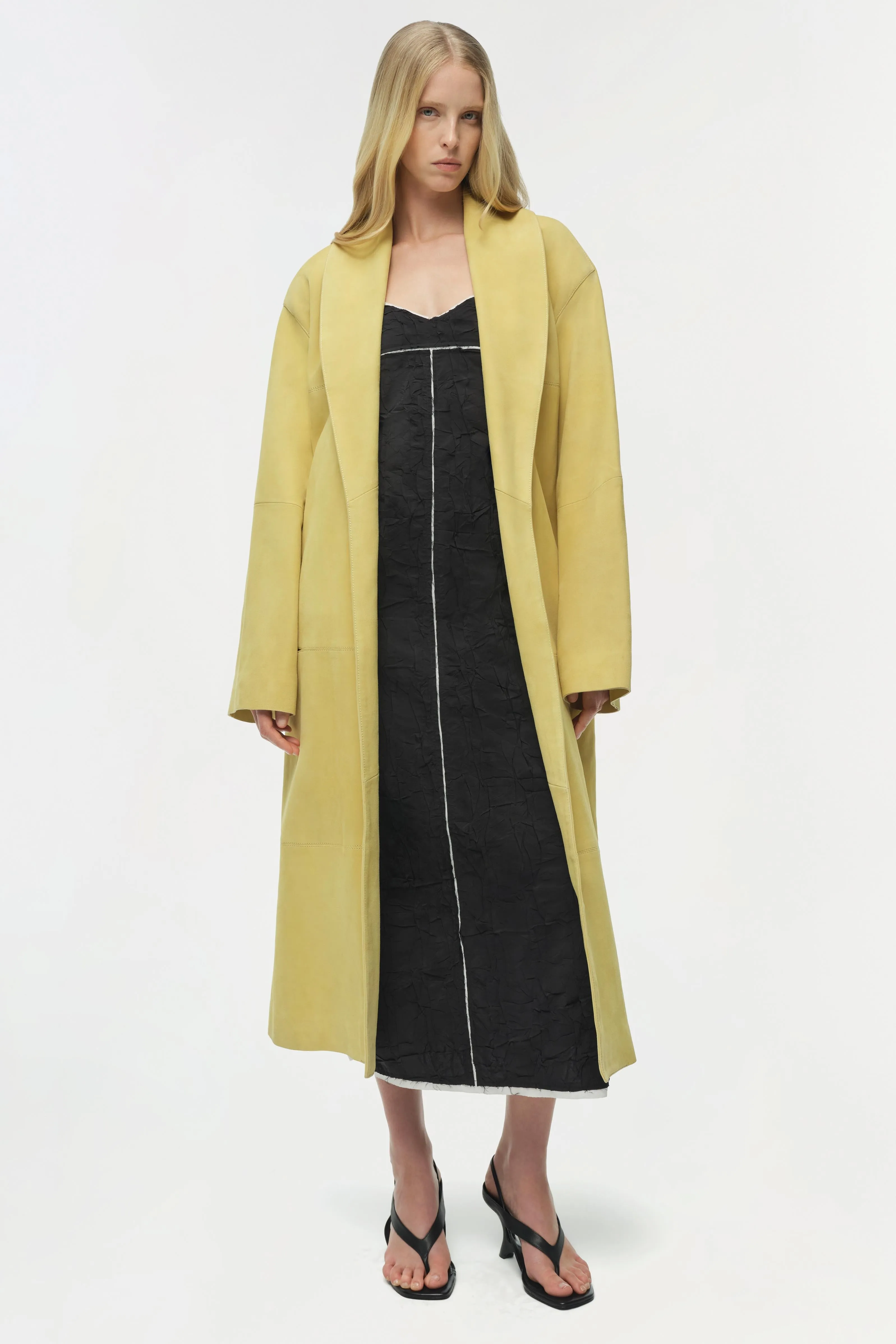 Enola Suede Trench Coat sold by Jonathan Simkhai product image thumbnail 2