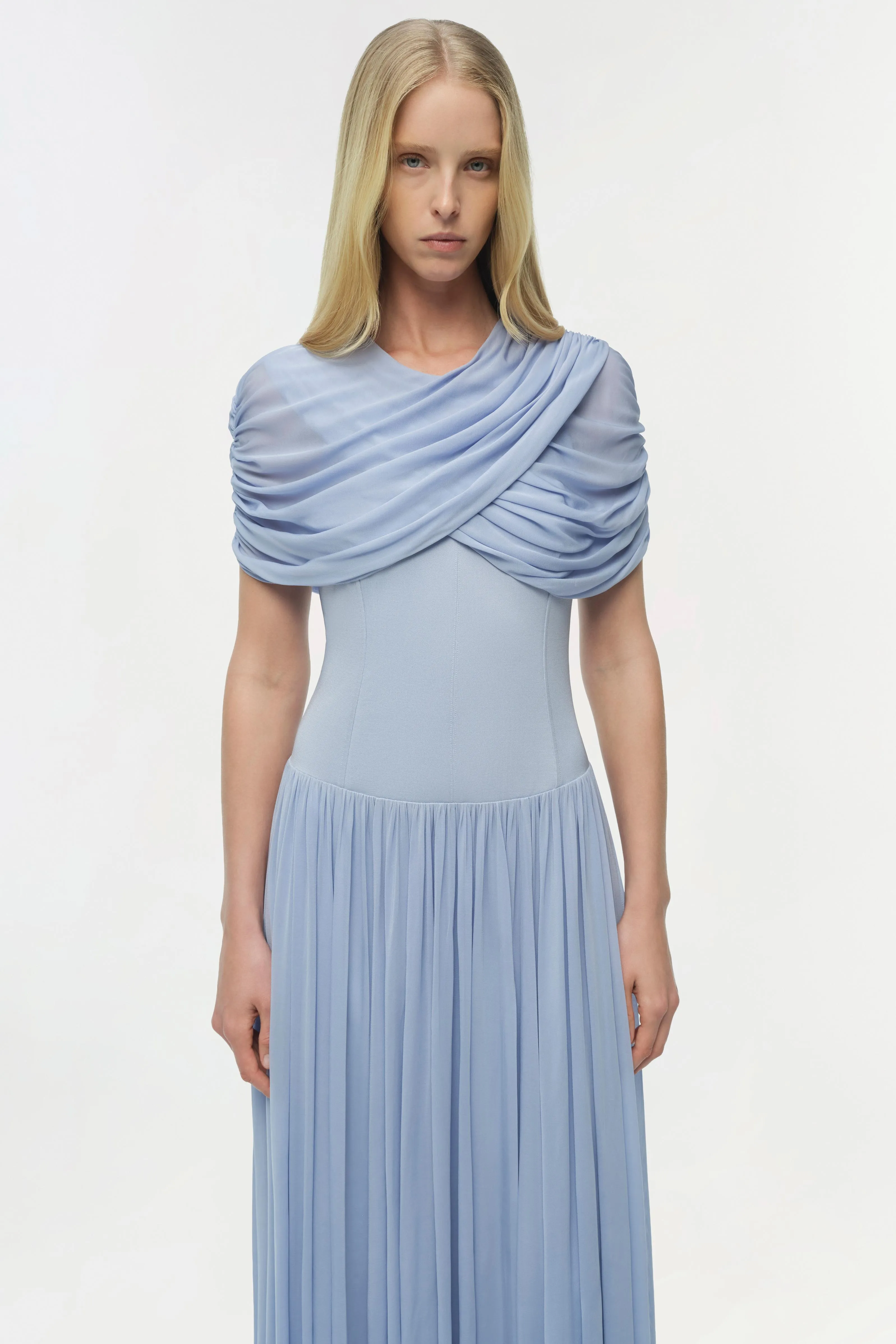 Nancie Cape Midi Dress sold by Jonathan Simkhai product image thumbnail 3