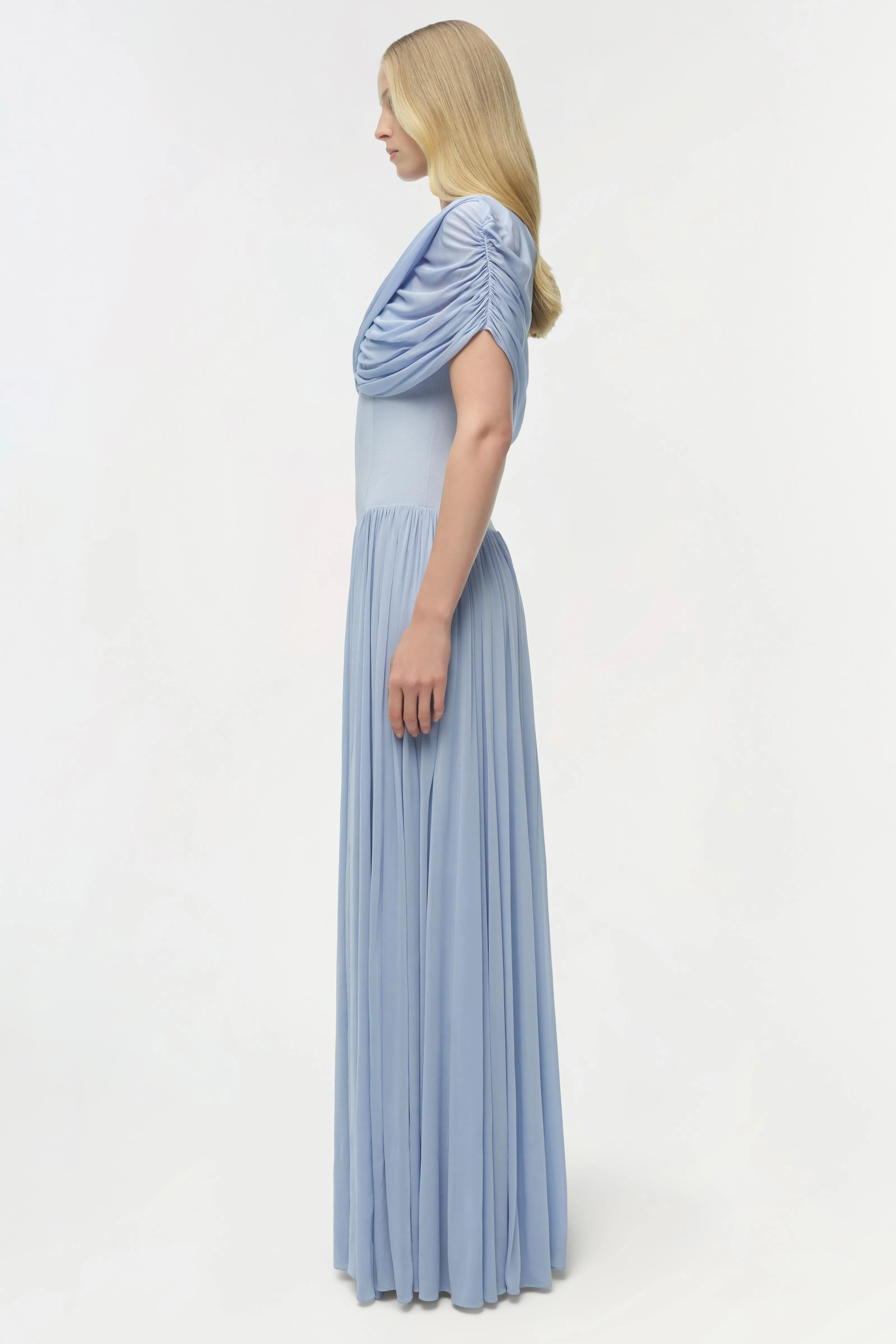 Nancie Cape Midi Dress sold by Jonathan Simkhai product image thumbnail 4