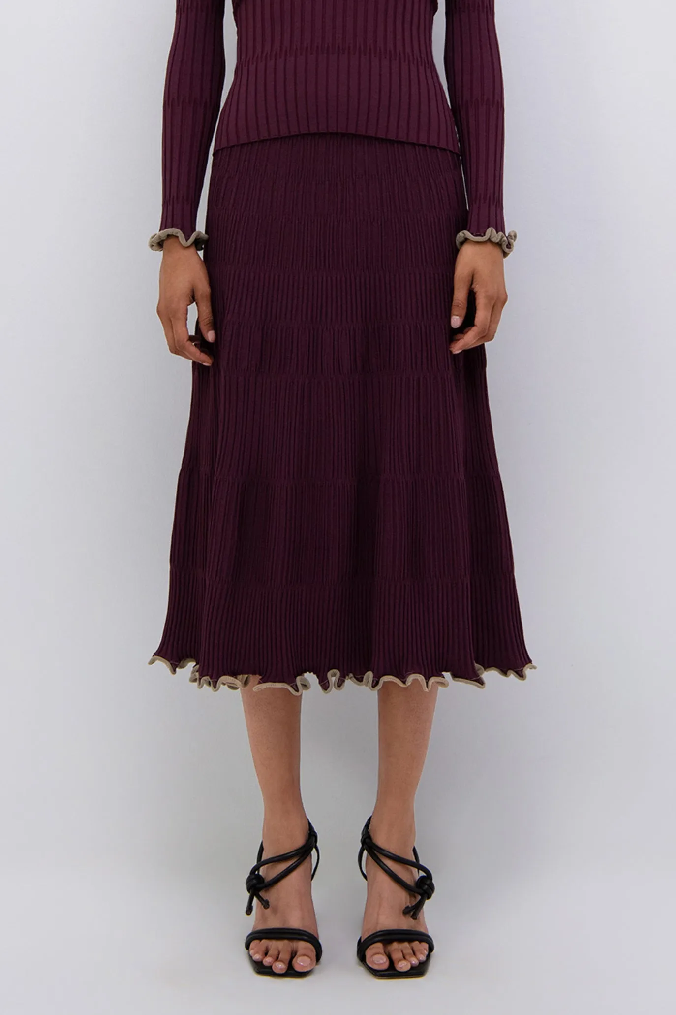 Malia Midi Skirt sold by Jonathan Simkhai product image thumbnail 2