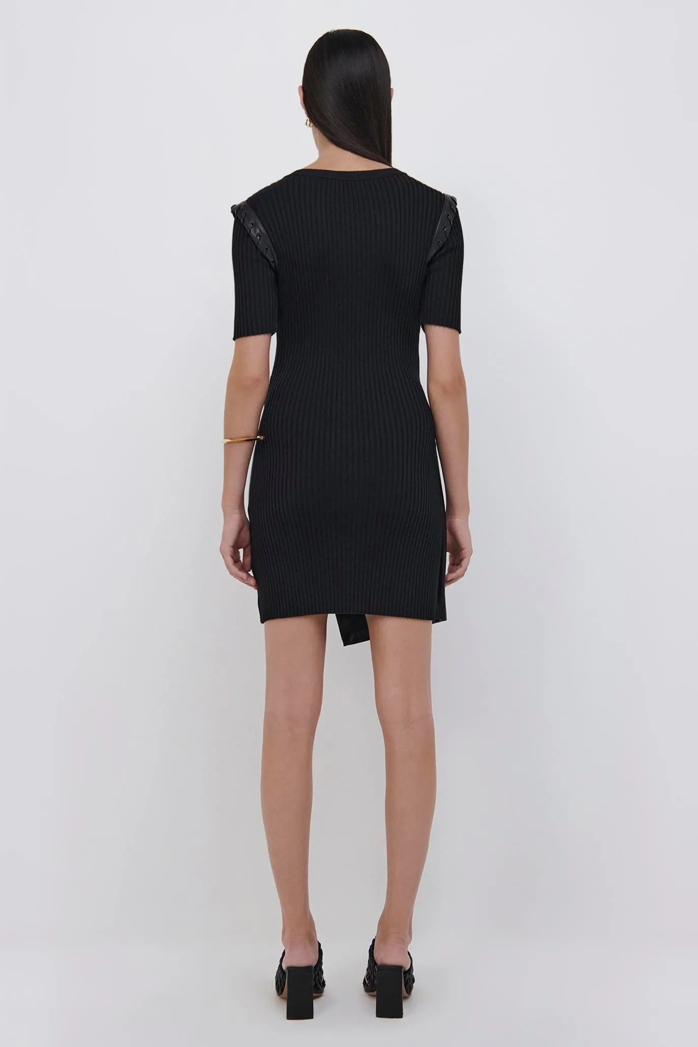 Gianina Vegan Leather Mini Dress sold by Jonathan Simkhai product image thumbnail 5