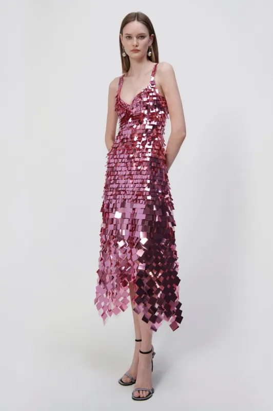 Indra Sequin Midi Dress sold by Jonathan Simkhai