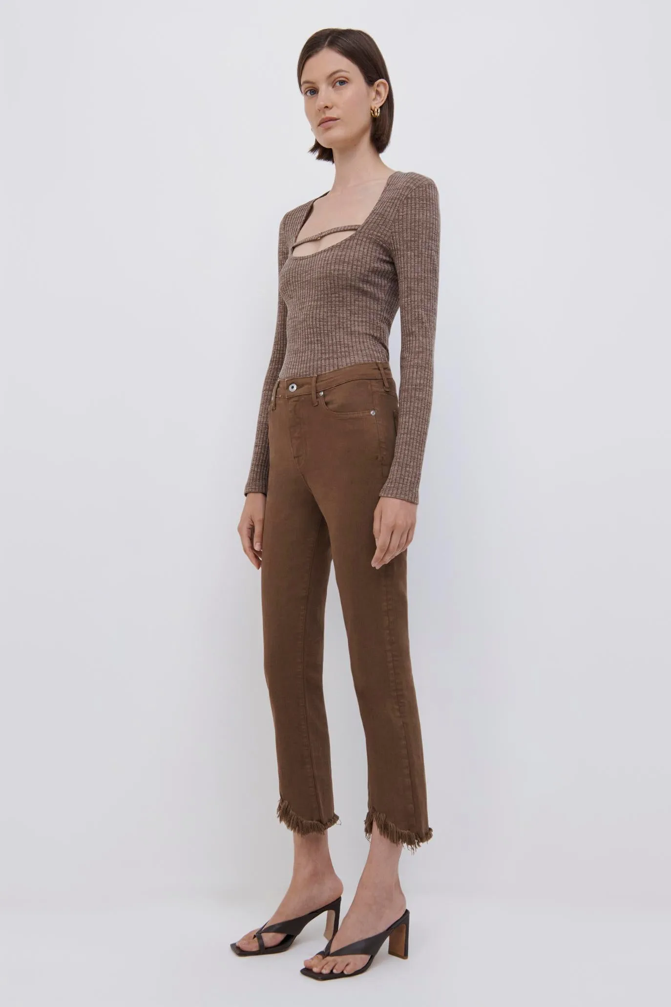 Brenda Melange Top sold by Jonathan Simkhai product image thumbnail 4